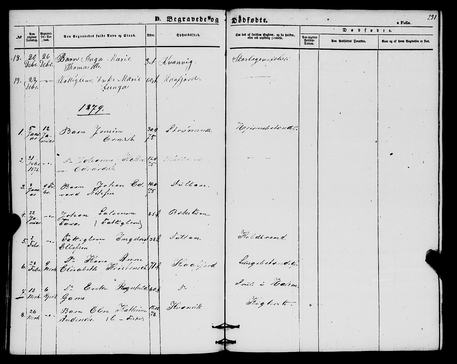 Alta sokneprestkontor, SATØ/S-1338/H/Ha/L0004.kirke: Parish register (official) no. 4, 1858-1880, p. 231