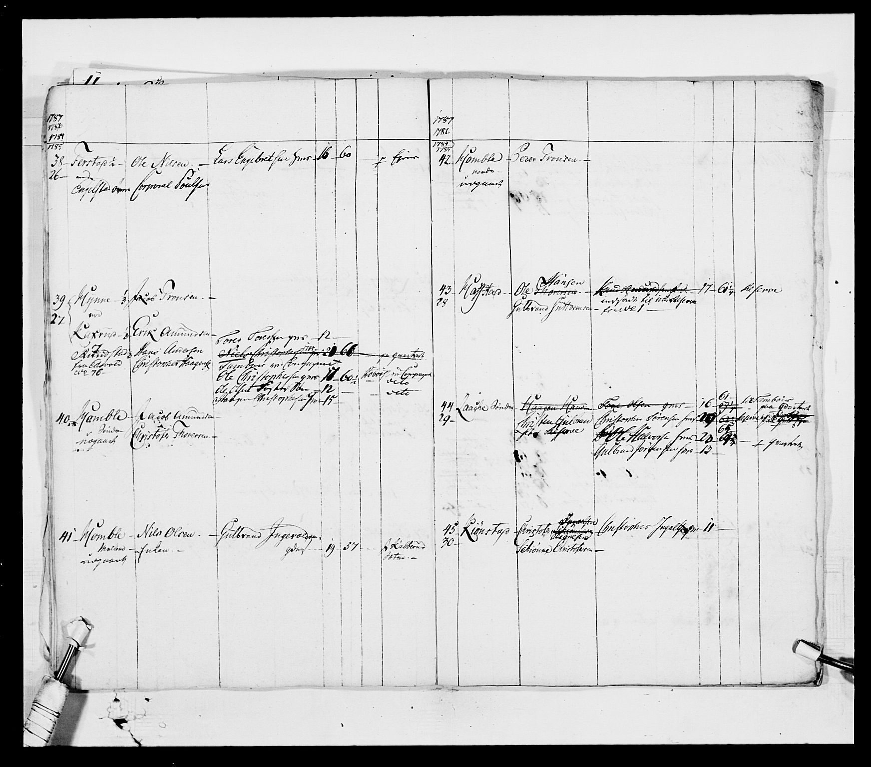 Generalitets- og kommissariatskollegiet, Det kongelige norske kommissariatskollegium, AV/RA-EA-5420/E/Eh/L0003: 1. Sønnafjelske dragonregiment, 1767-1812, p. 610