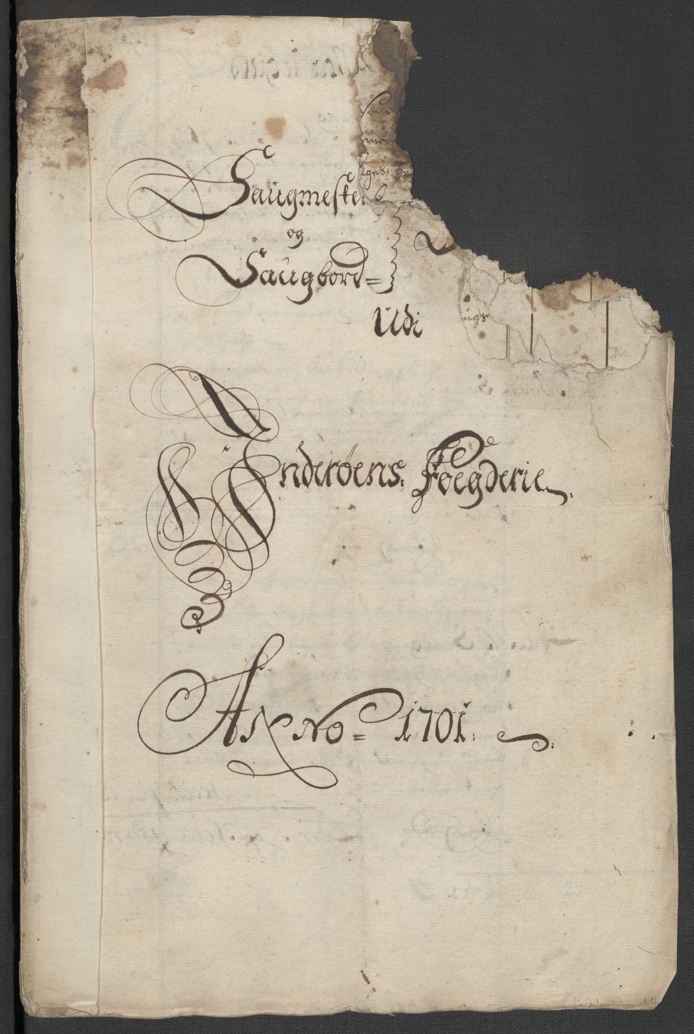 Rentekammeret inntil 1814, Reviderte regnskaper, Fogderegnskap, RA/EA-4092/R63/L4312: Fogderegnskap Inderøy, 1701-1702, p. 20