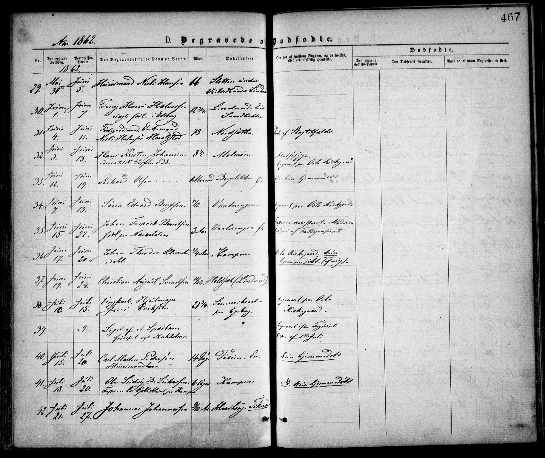 Østre Aker prestekontor Kirkebøker, AV/SAO-A-10840/F/Fa/L0001: Parish register (official) no. I 1, 1861-1869, p. 467