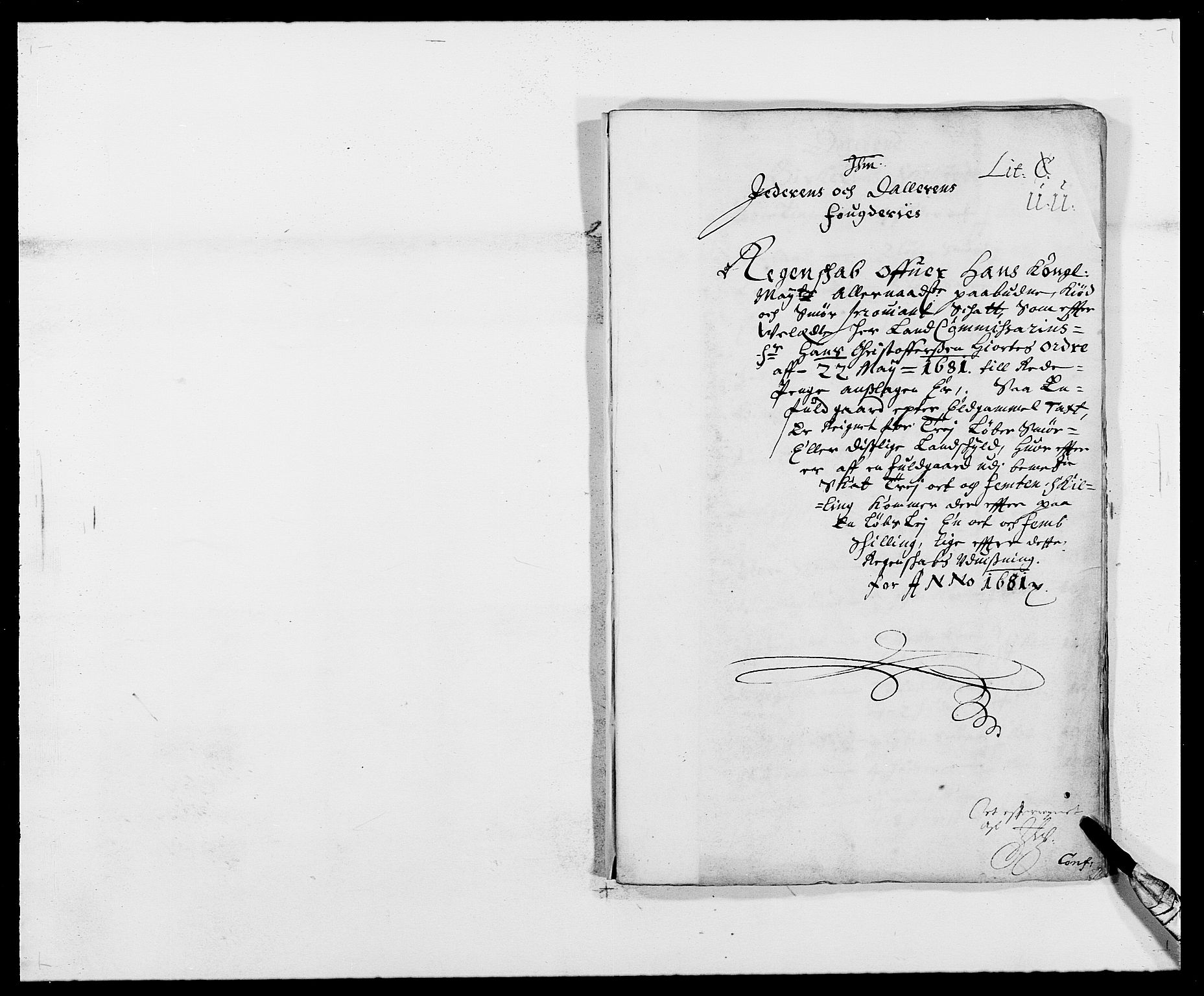 Rentekammeret inntil 1814, Reviderte regnskaper, Fogderegnskap, RA/EA-4092/R46/L2722: Fogderegnskap Jæren og Dalane, 1681, p. 77