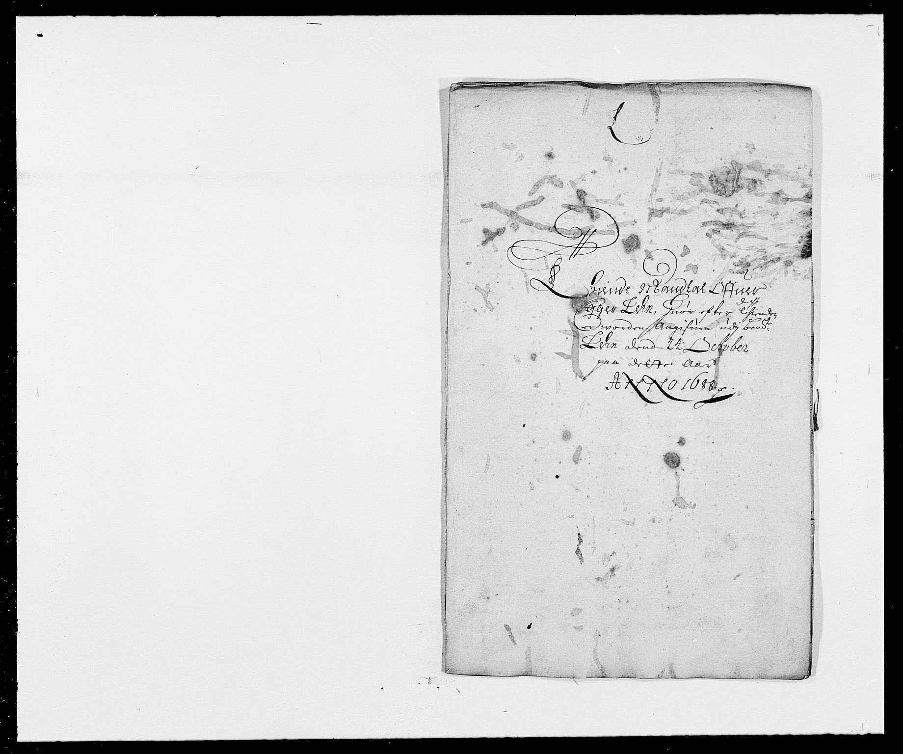Rentekammeret inntil 1814, Reviderte regnskaper, Fogderegnskap, RA/EA-4092/R28/L1688: Fogderegnskap Eiker og Lier, 1687-1689, p. 148