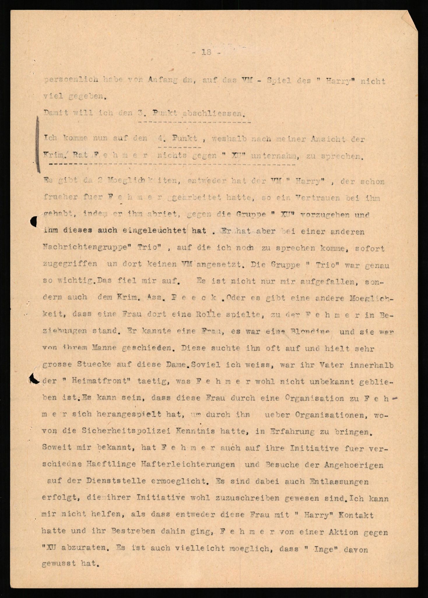 Forsvaret, Forsvarets overkommando II, AV/RA-RAFA-3915/D/Db/L0018: CI Questionaires. Tyske okkupasjonsstyrker i Norge. Tyskere., 1945-1946, p. 226