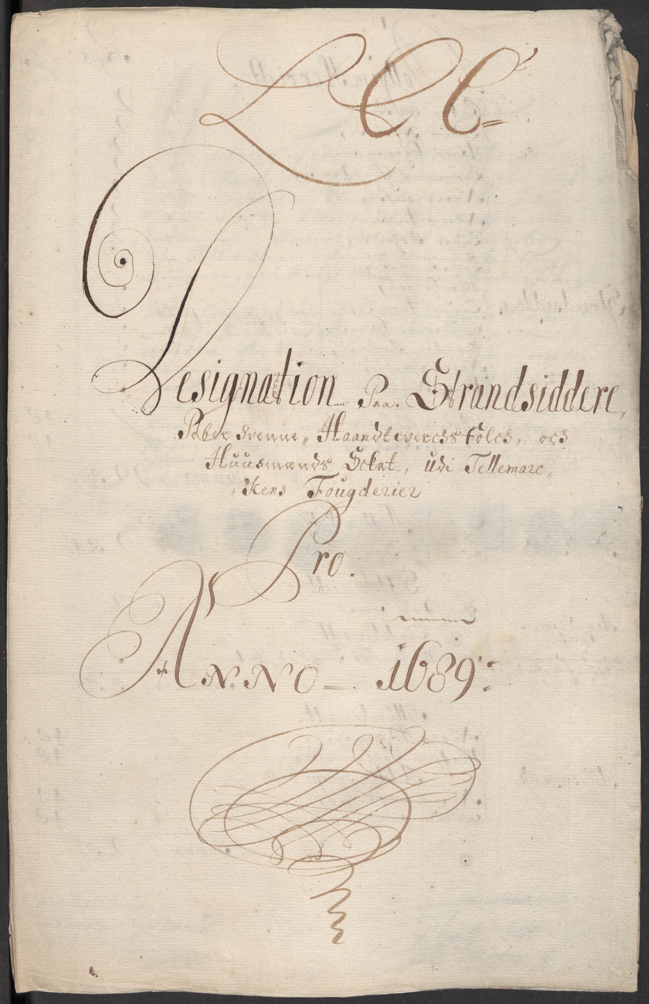 Rentekammeret inntil 1814, Reviderte regnskaper, Fogderegnskap, RA/EA-4092/R35/L2088: Fogderegnskap Øvre og Nedre Telemark, 1687-1689, p. 27