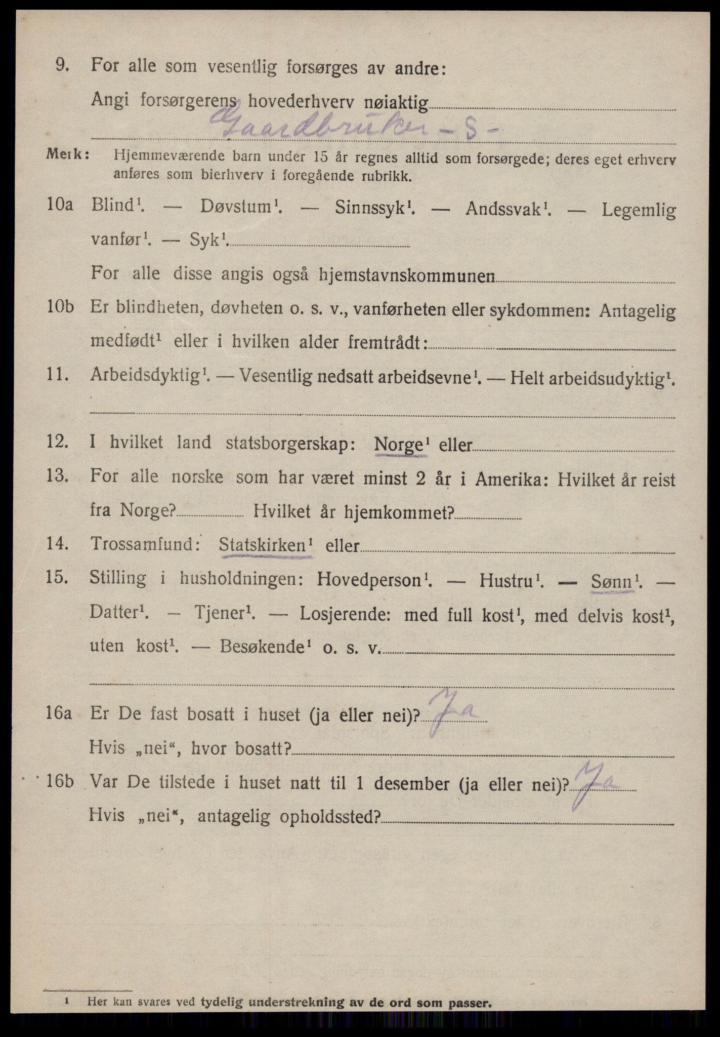 SAT, 1920 census for Øre, 1920, p. 2218