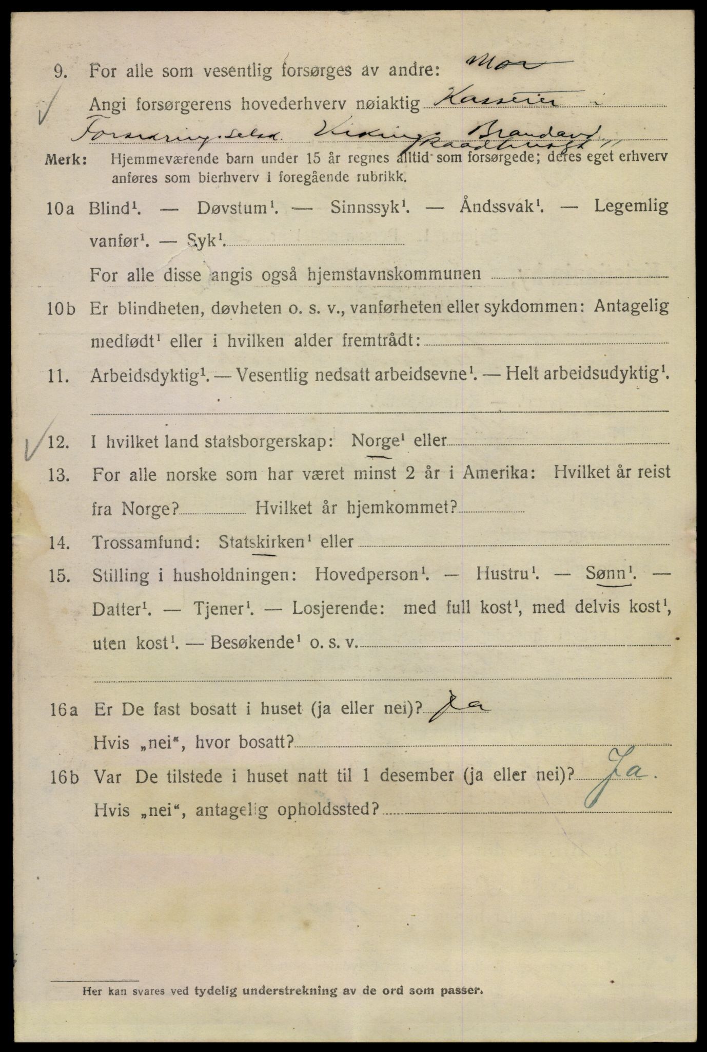 SAO, 1920 census for Kristiania, 1920, p. 654694