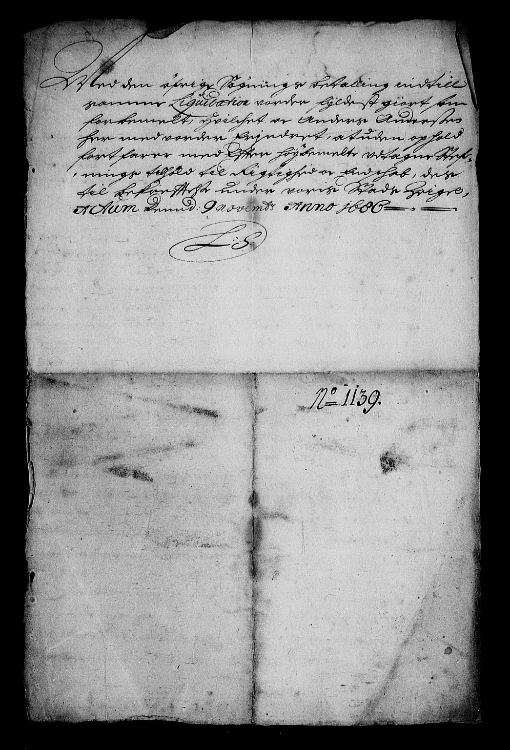 Stattholderembetet 1572-1771, RA/EA-2870/Af/L0001: Avskrifter av vedlegg til originale supplikker, nummerert i samsvar med supplikkbøkene, 1683-1687, p. 222