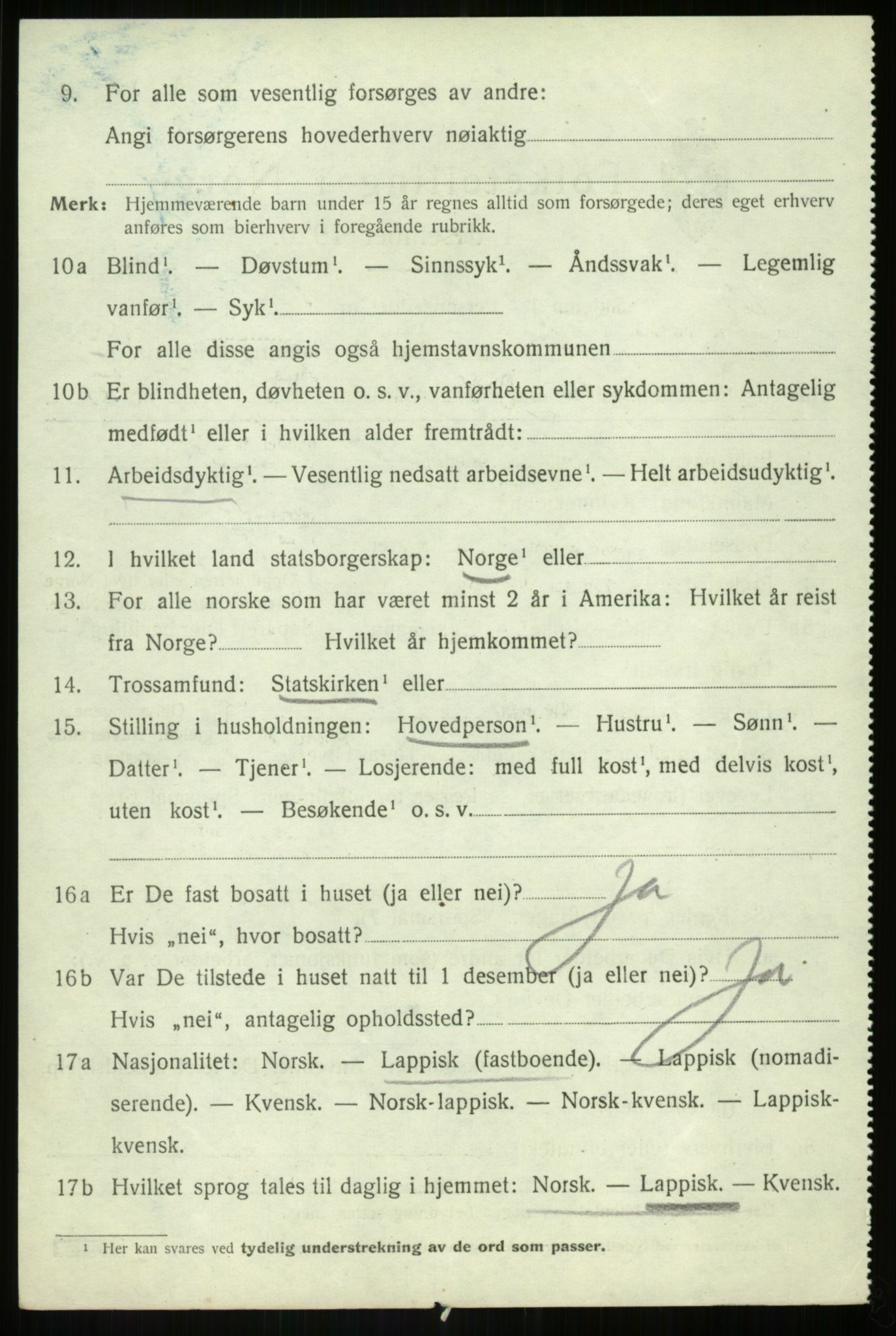 SATØ, 1920 census for Lenvik, 1920, p. 11879