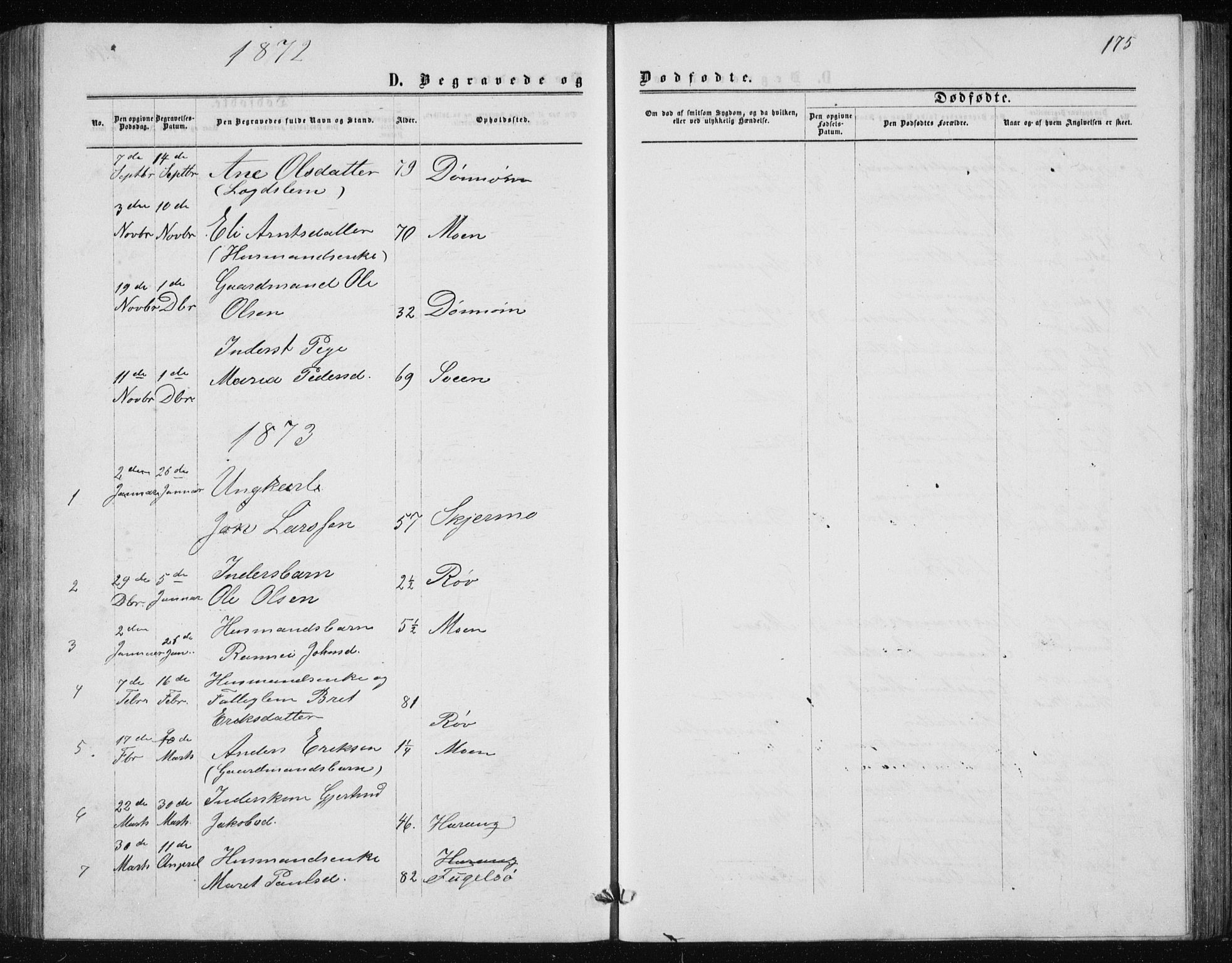 Ministerialprotokoller, klokkerbøker og fødselsregistre - Møre og Romsdal, AV/SAT-A-1454/597/L1064: Parish register (copy) no. 597C01, 1866-1898, p. 175