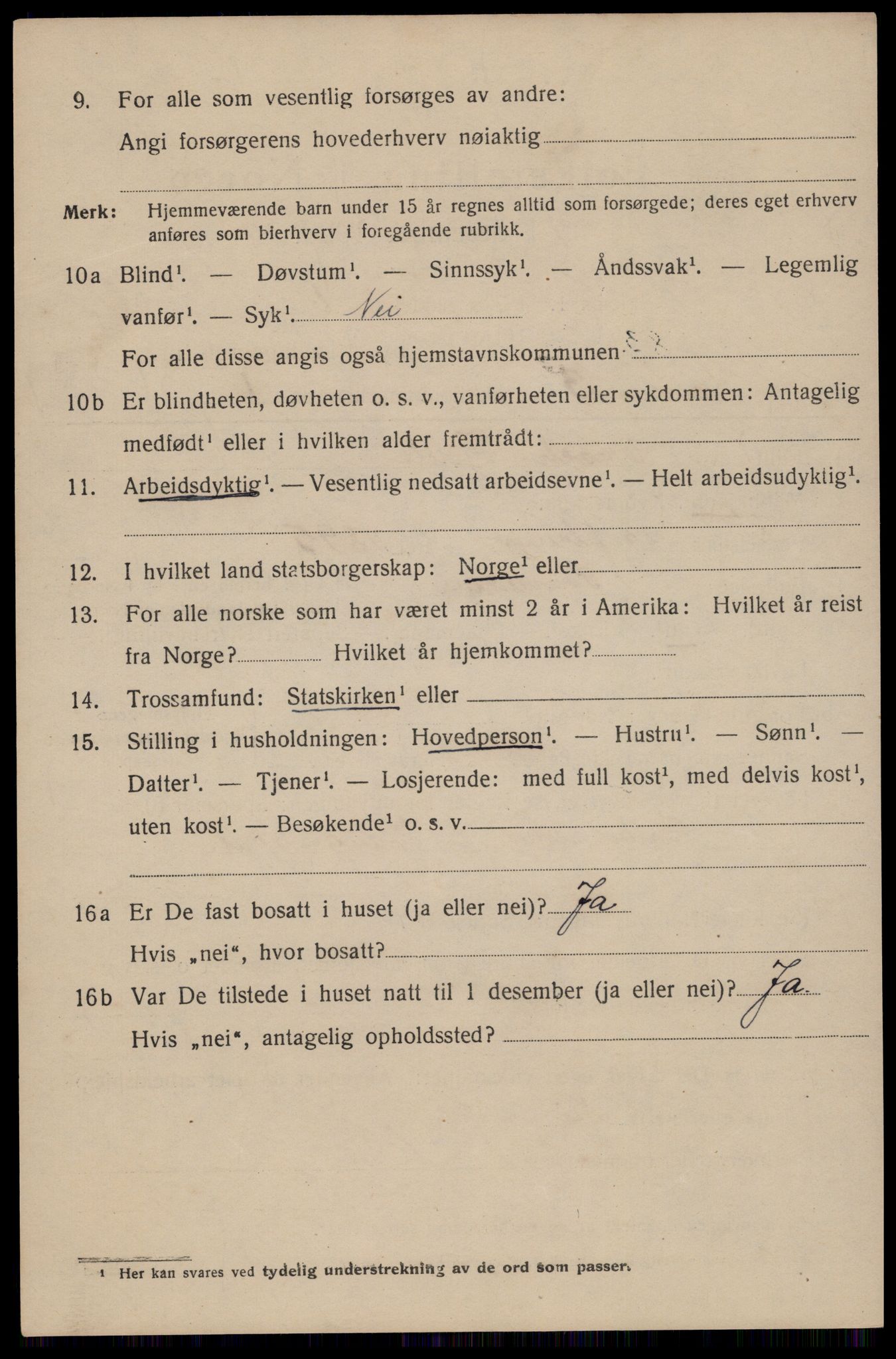 SAST, 1920 census for Haugesund, 1920, p. 15252