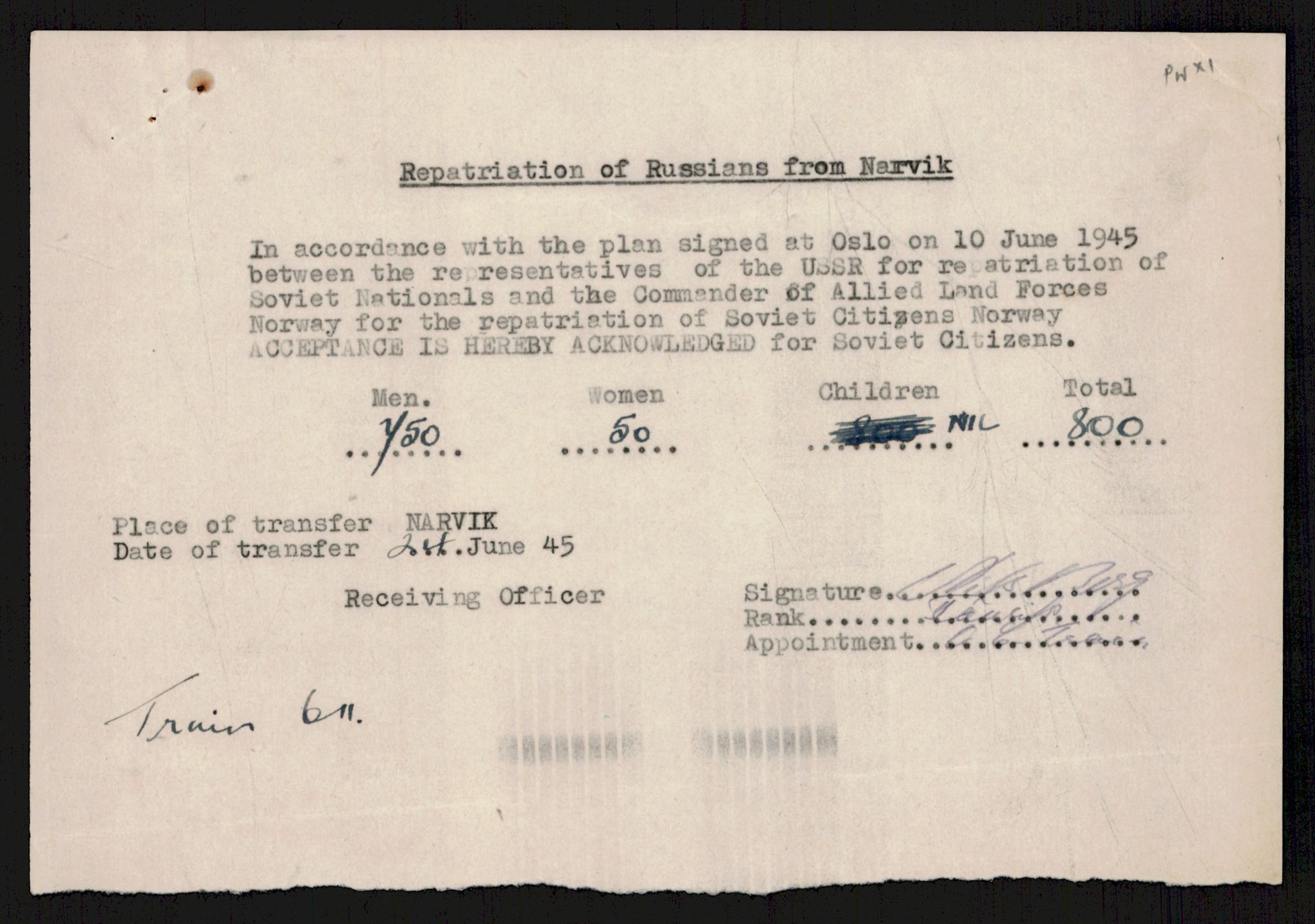 Flyktnings- og fangedirektoratet, Repatrieringskontoret, RA/S-1681/D/Db/L0016: Displaced Persons (DPs) og sivile tyskere, 1945-1948, p. 227