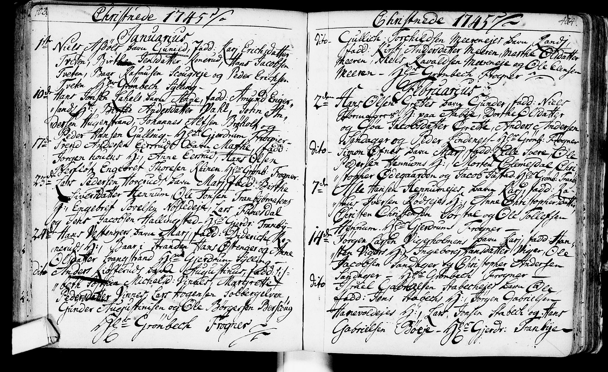 Lier kirkebøker, AV/SAKO-A-230/F/Fa/L0003: Parish register (official) no. I 3, 1727-1748, p. 403-404