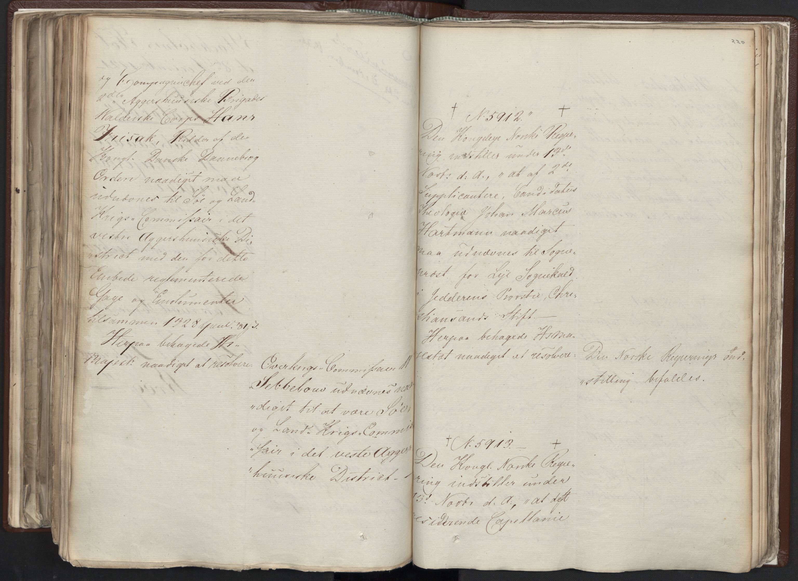 Statsrådssekretariatet, AV/RA-S-1001/A/Ab/L0012: Kgl. res. nr. 5679-6008 II, 1821, p. 219b-220a