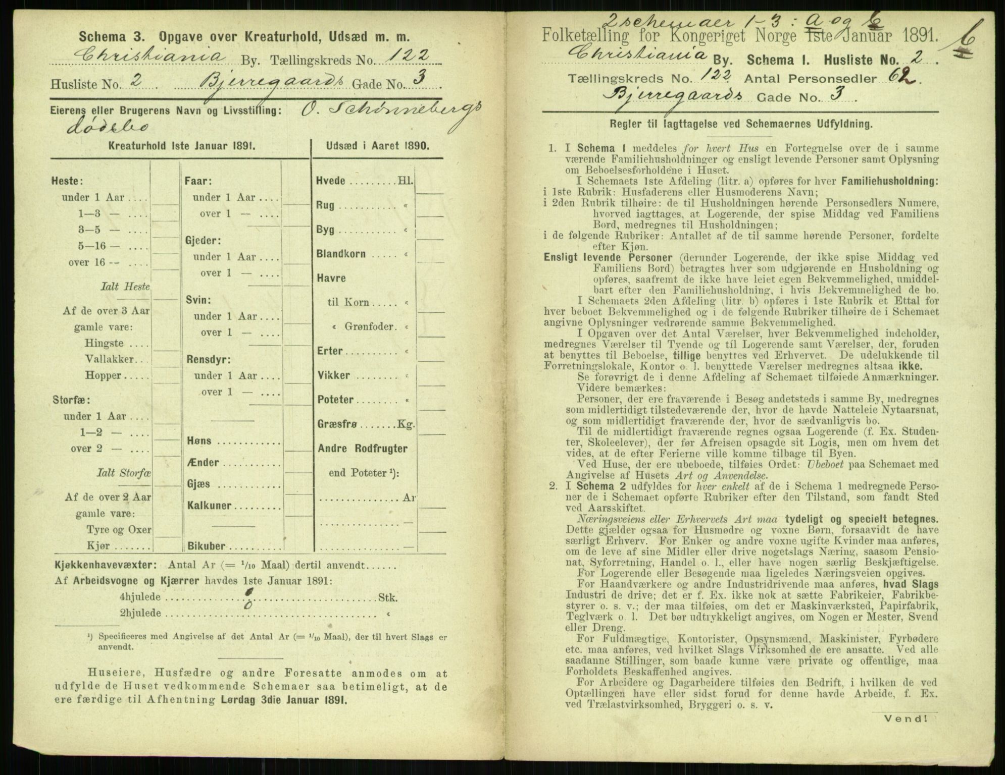 RA, 1891 census for 0301 Kristiania, 1891, p. 64591