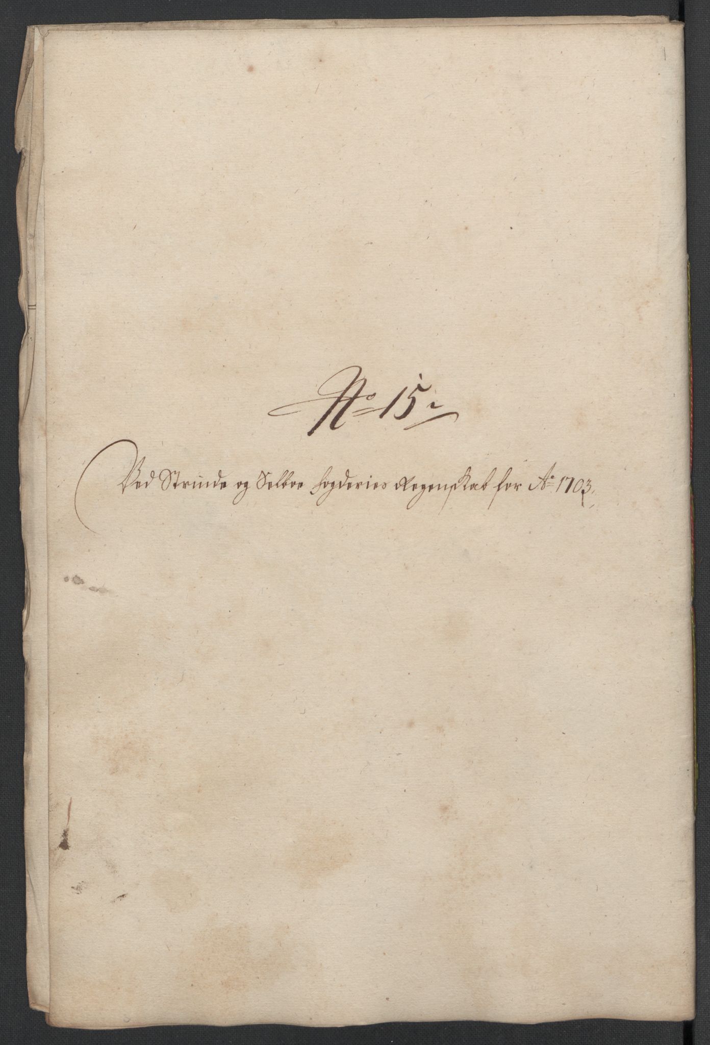 Rentekammeret inntil 1814, Reviderte regnskaper, Fogderegnskap, AV/RA-EA-4092/R61/L4108: Fogderegnskap Strinda og Selbu, 1701-1703, p. 453