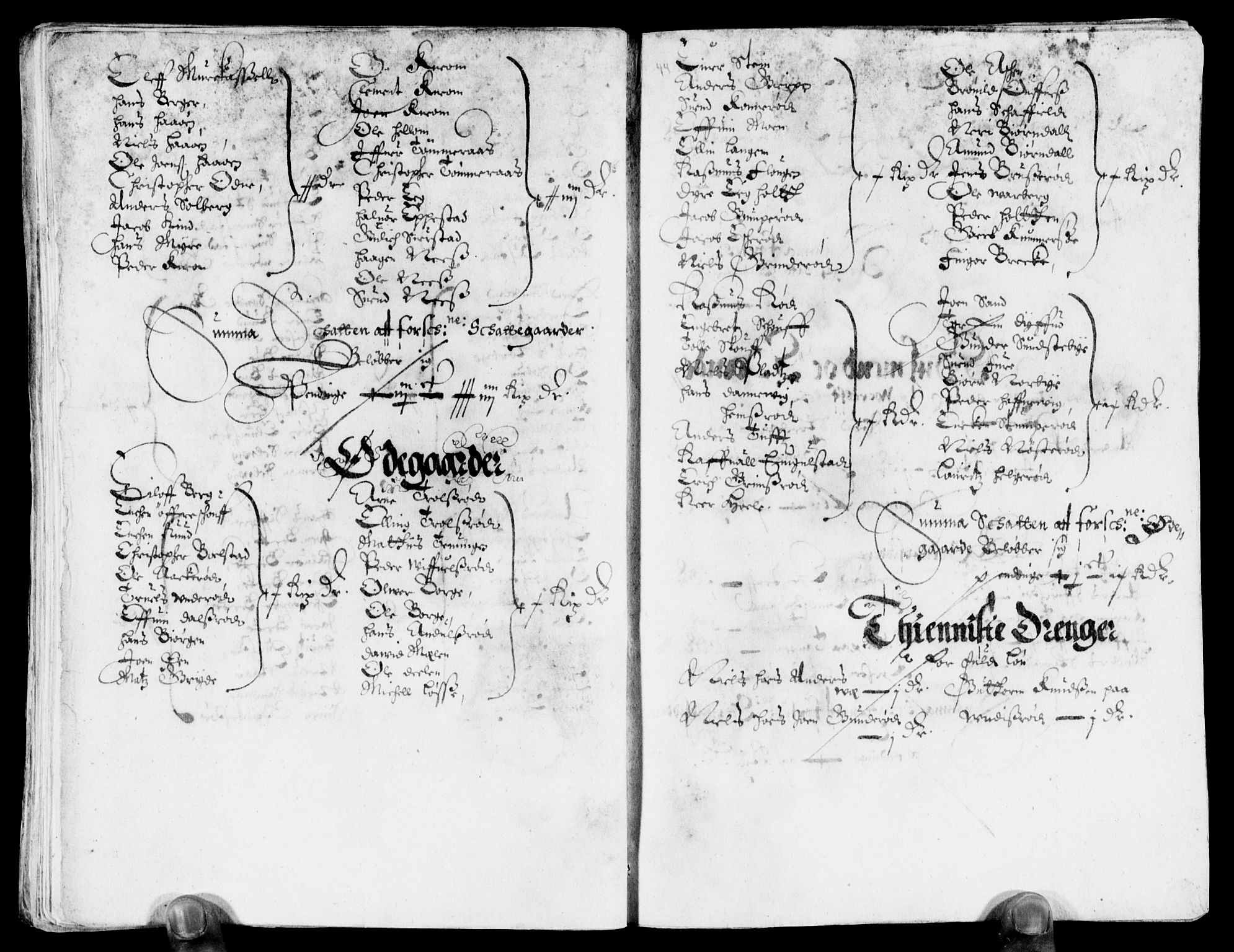 Rentekammeret inntil 1814, Reviderte regnskaper, Lensregnskaper, AV/RA-EA-5023/R/Rb/Rbo/L0024: Tønsberg len, 1642-1644