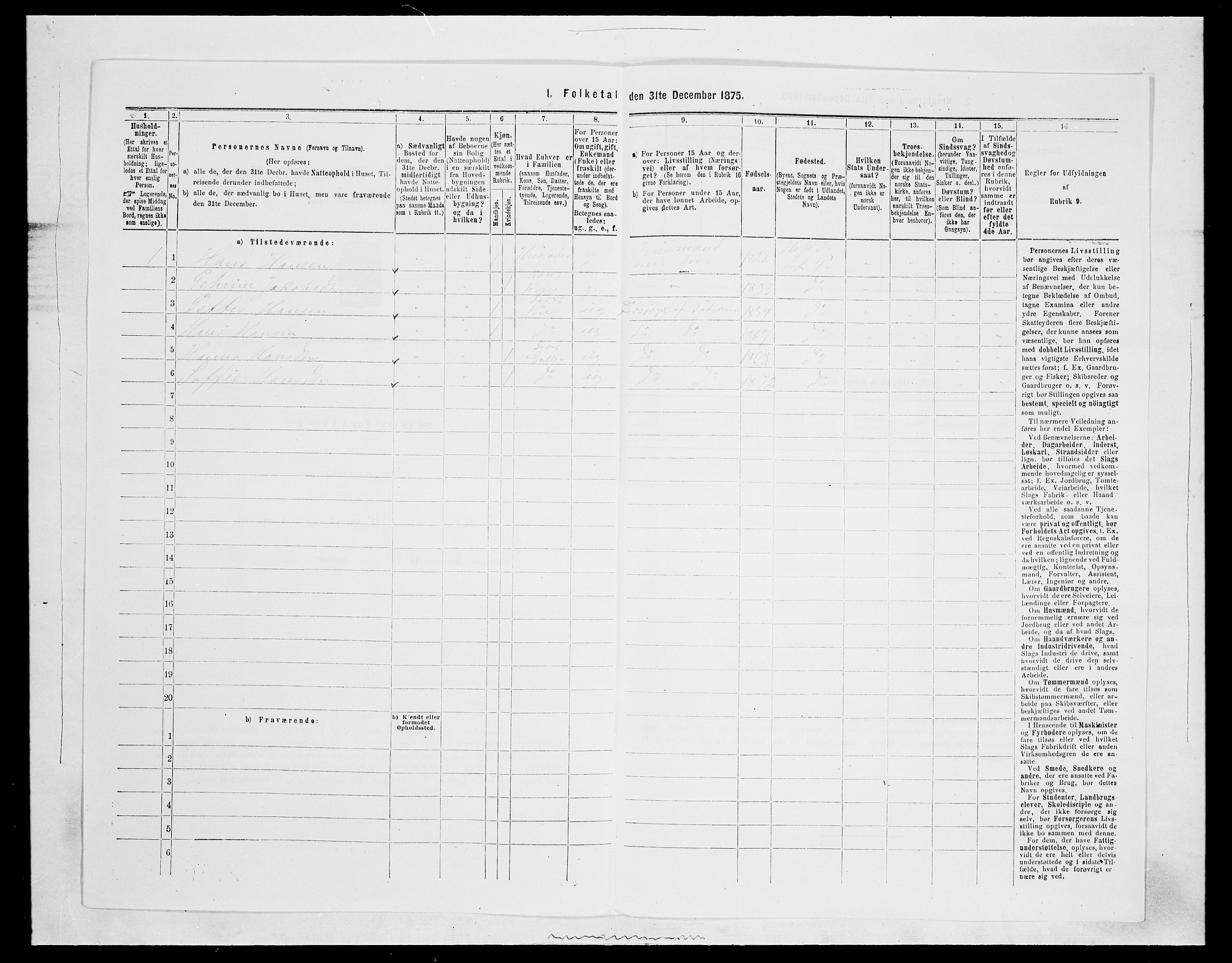 SAH, 1875 census for 0536P Søndre Land, 1875, p. 992