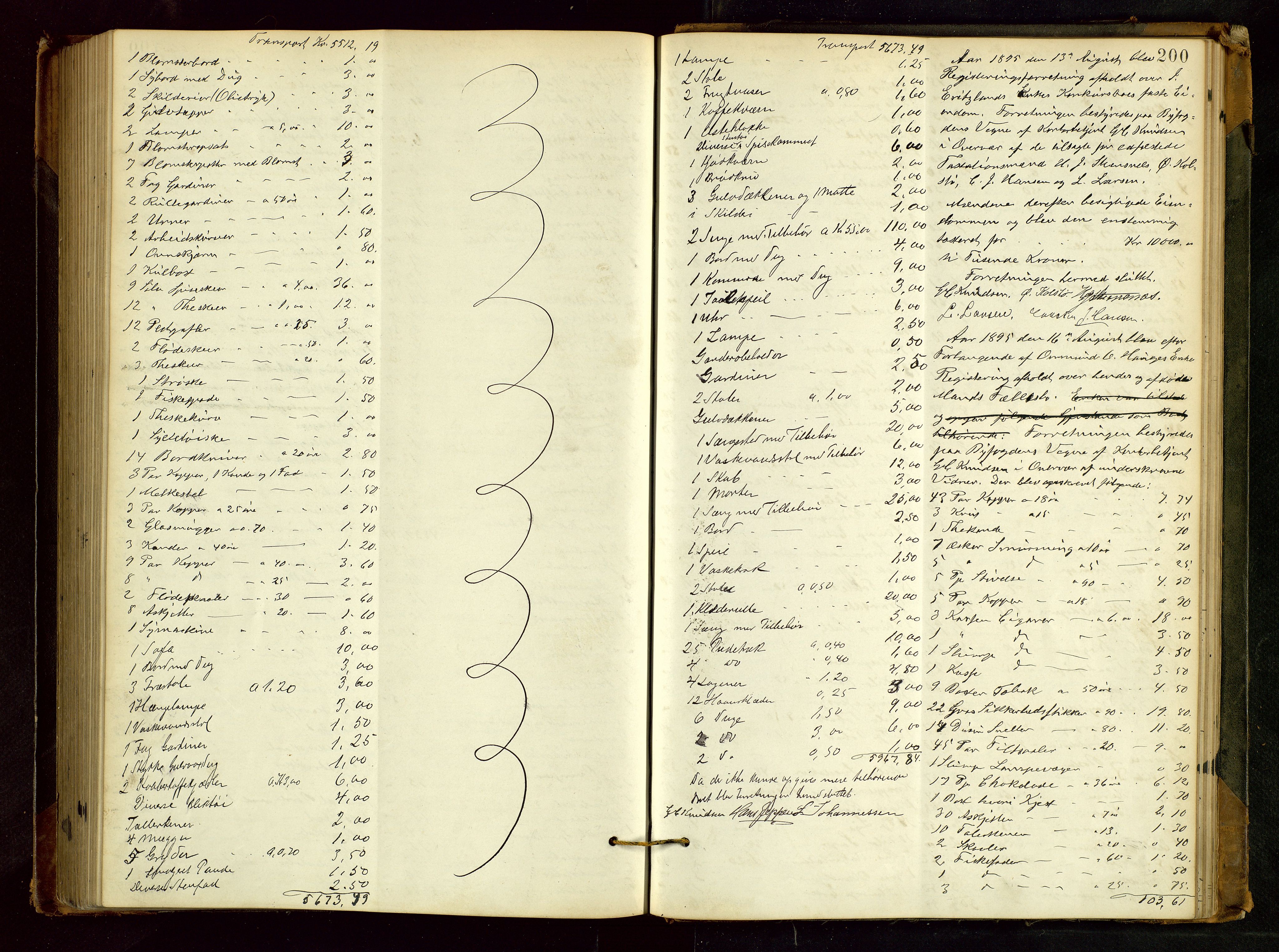 Haugesund tingrett, SAST/A-101415/01/IV/IVB/L0002: Skifteregistreringsprotokoll, med register, 1879-1898, p. 199b-200a