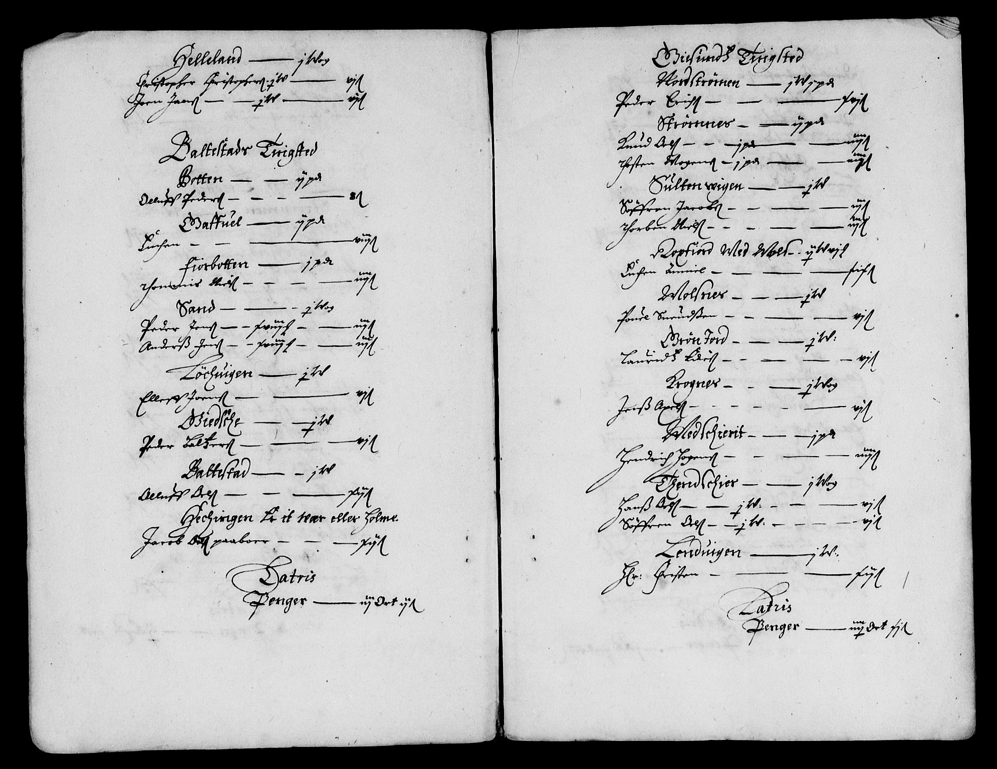 Rentekammeret inntil 1814, Reviderte regnskaper, Lensregnskaper, AV/RA-EA-5023/R/Rb/Rbz/L0041: Nordlandenes len, 1664-1667