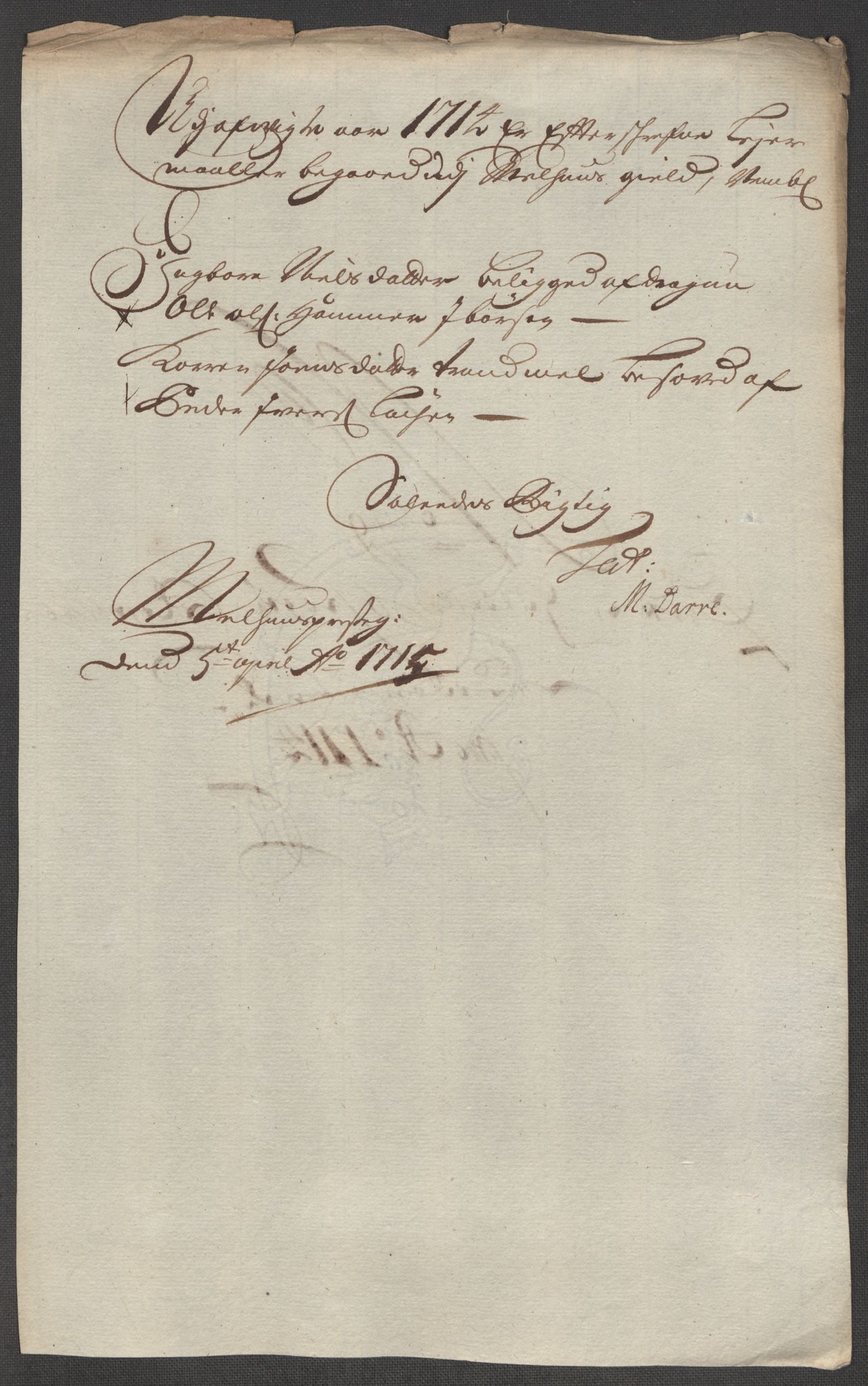 Rentekammeret inntil 1814, Reviderte regnskaper, Fogderegnskap, AV/RA-EA-4092/R60/L3965: Fogderegnskap Orkdal og Gauldal, 1714, p. 376