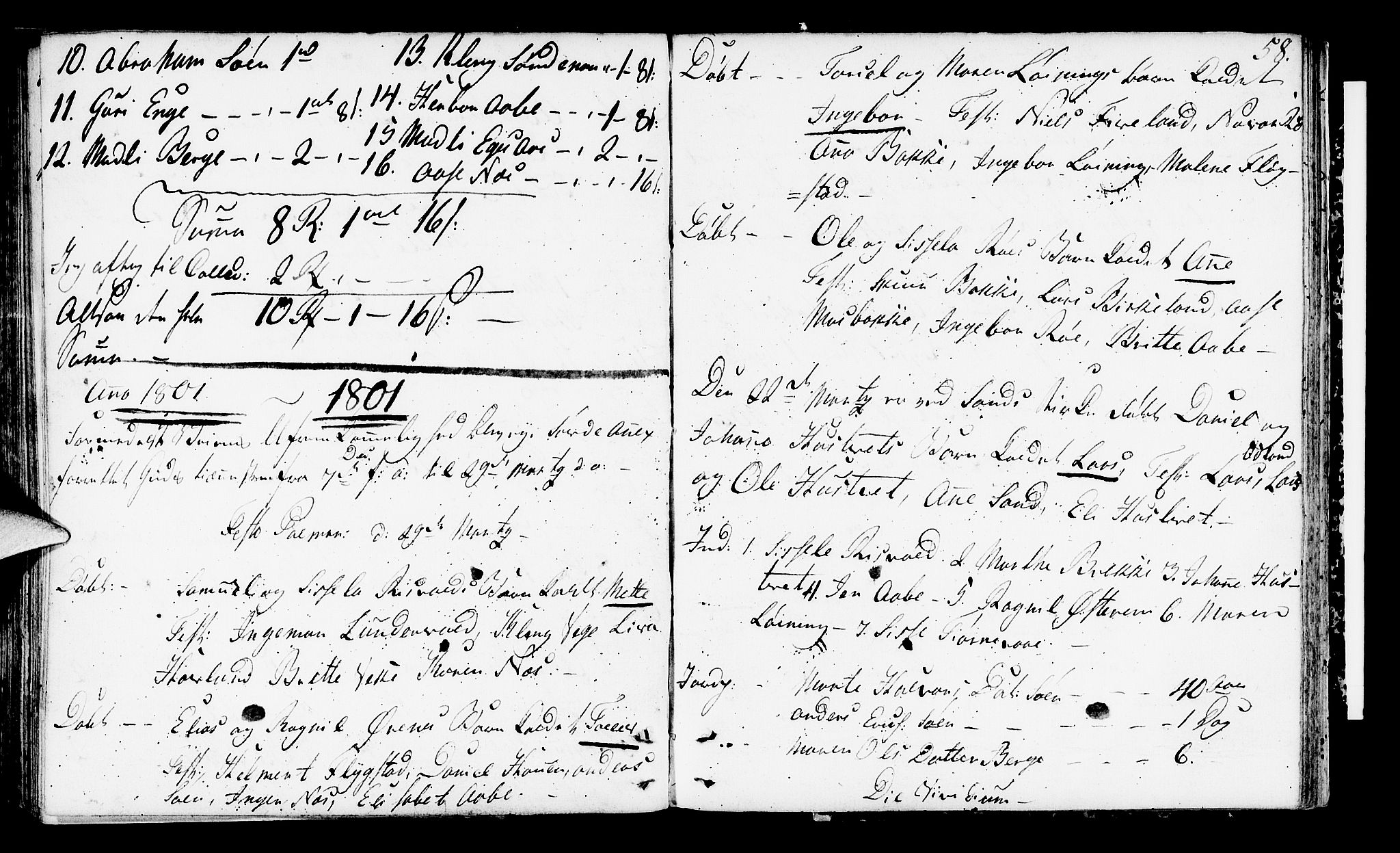 Suldal sokneprestkontor, SAST/A-101845/01/IV/L0002: Parish register (official) no. A 2, 1780-1808, p. 58