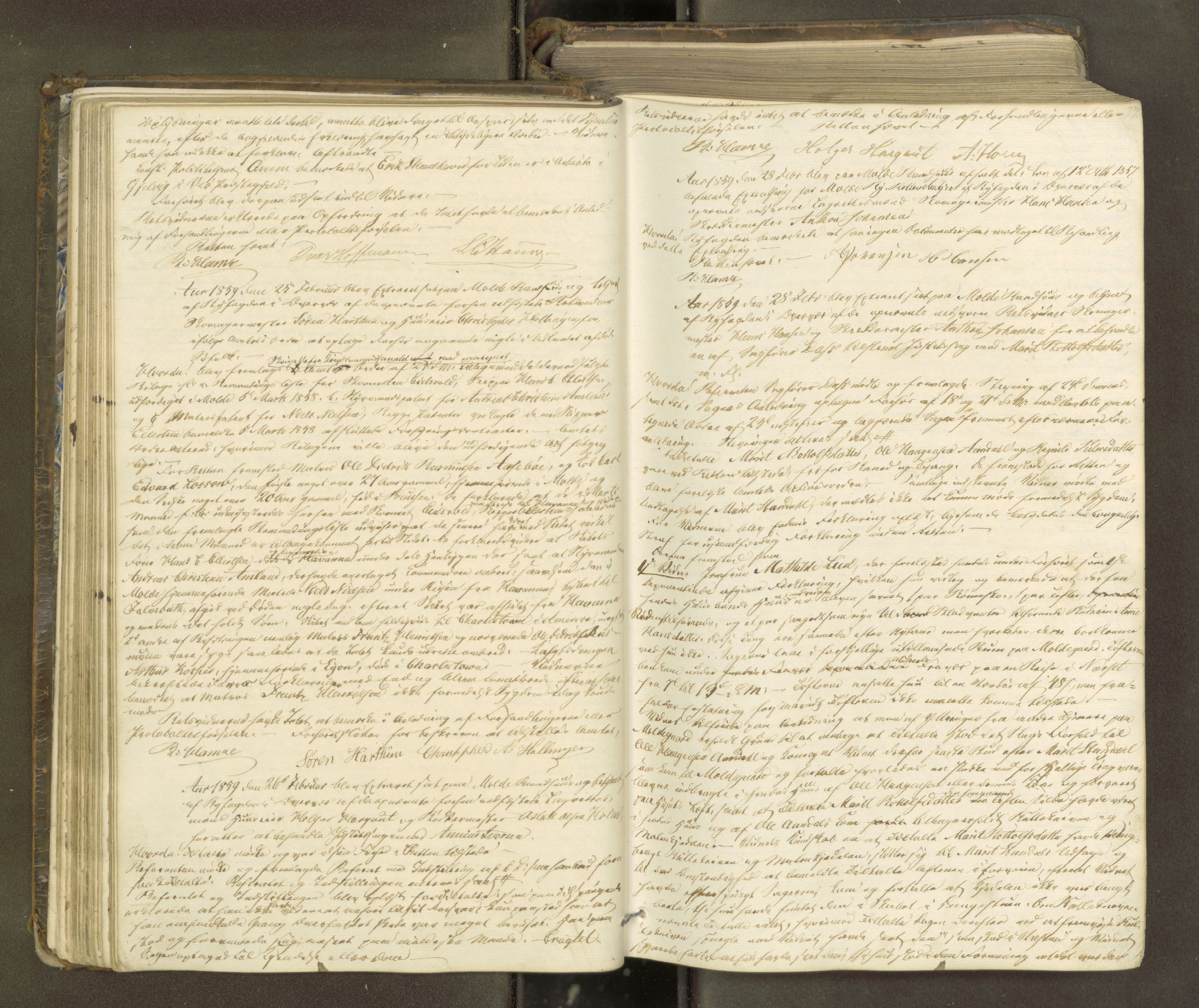 Molde byfogd, AV/SAT-A-0025/1/1A/L0009: Justisprotokoll, 1858-1863, p. 36b-37a