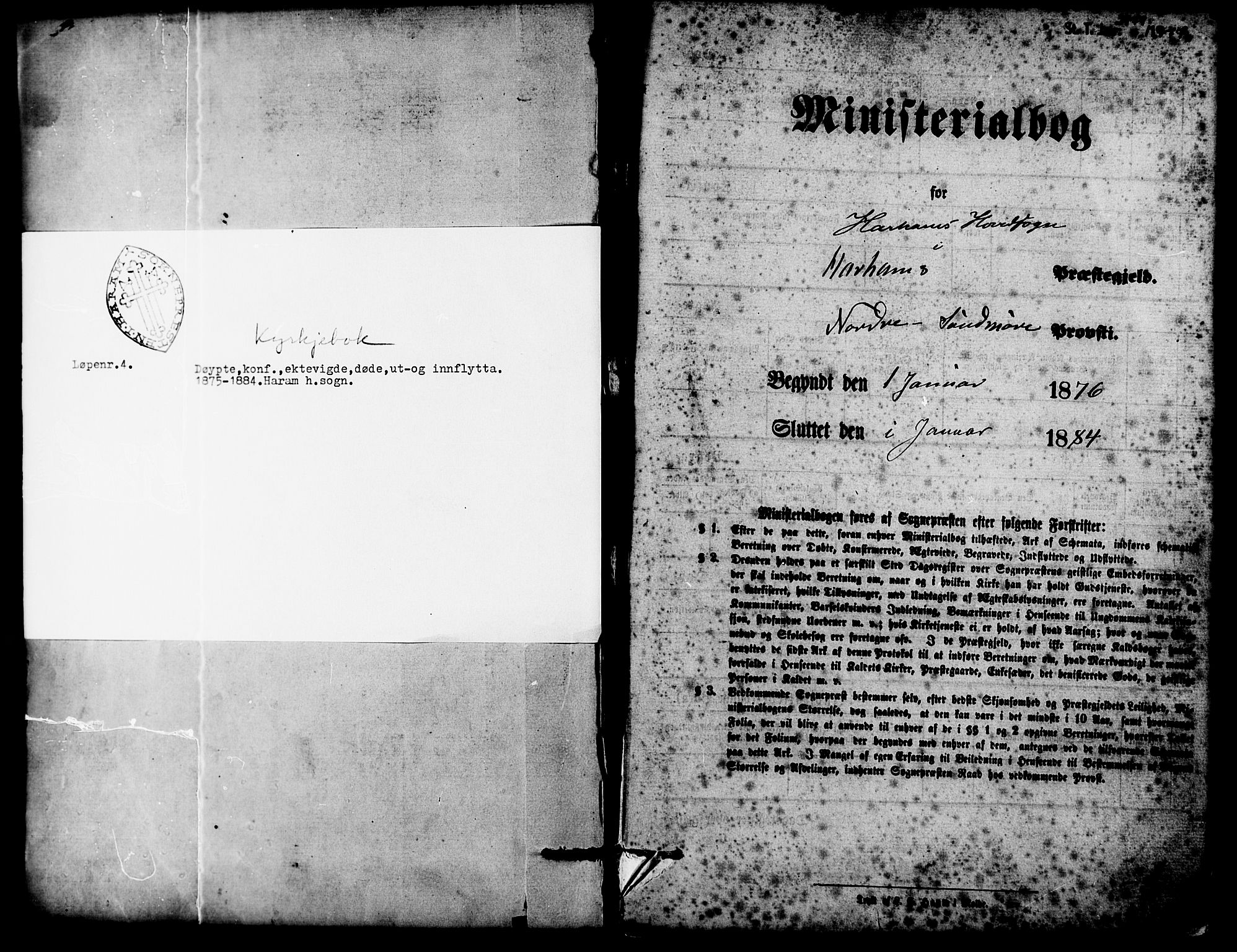 Ministerialprotokoller, klokkerbøker og fødselsregistre - Møre og Romsdal, SAT/A-1454/536/L0500: Parish register (official) no. 536A09, 1876-1889