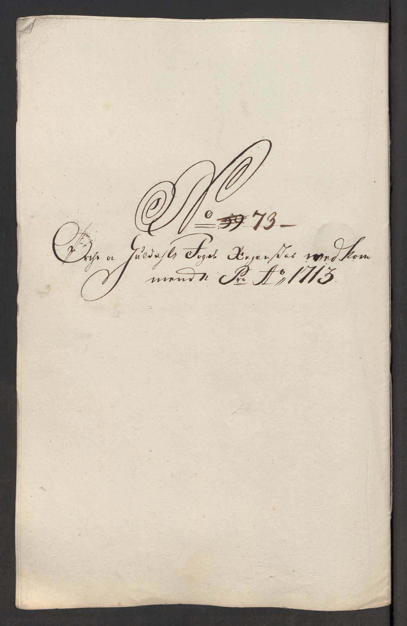 Rentekammeret inntil 1814, Reviderte regnskaper, Fogderegnskap, AV/RA-EA-4092/R60/L3964: Fogderegnskap Orkdal og Gauldal, 1713, p. 538