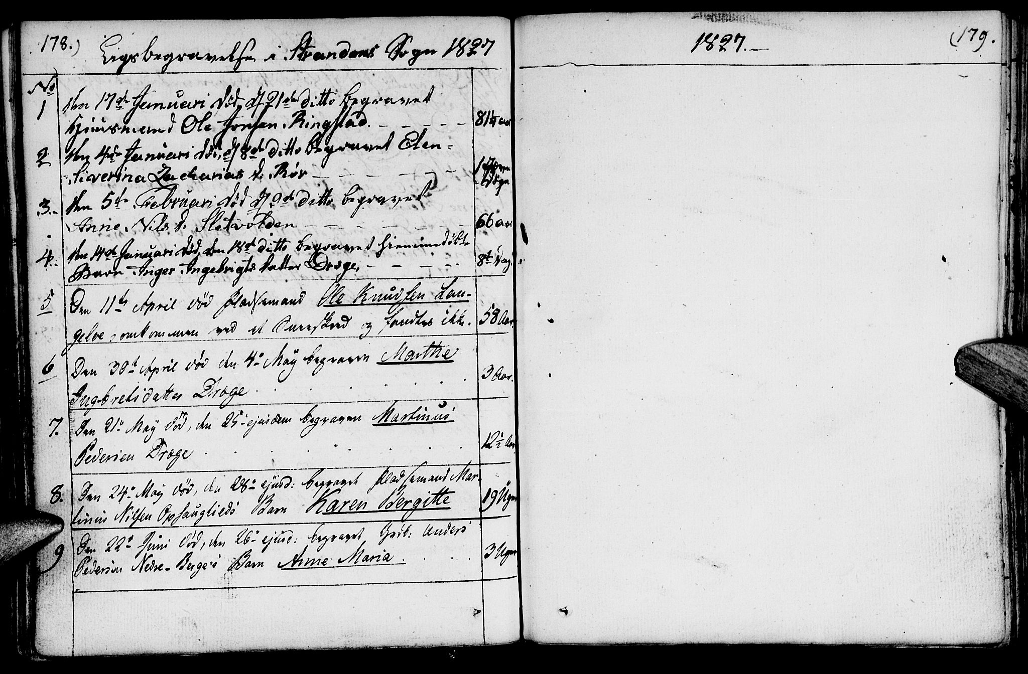 Ministerialprotokoller, klokkerbøker og fødselsregistre - Møre og Romsdal, SAT/A-1454/520/L0272: Parish register (official) no. 520A02, 1802-1827, p. 178-179