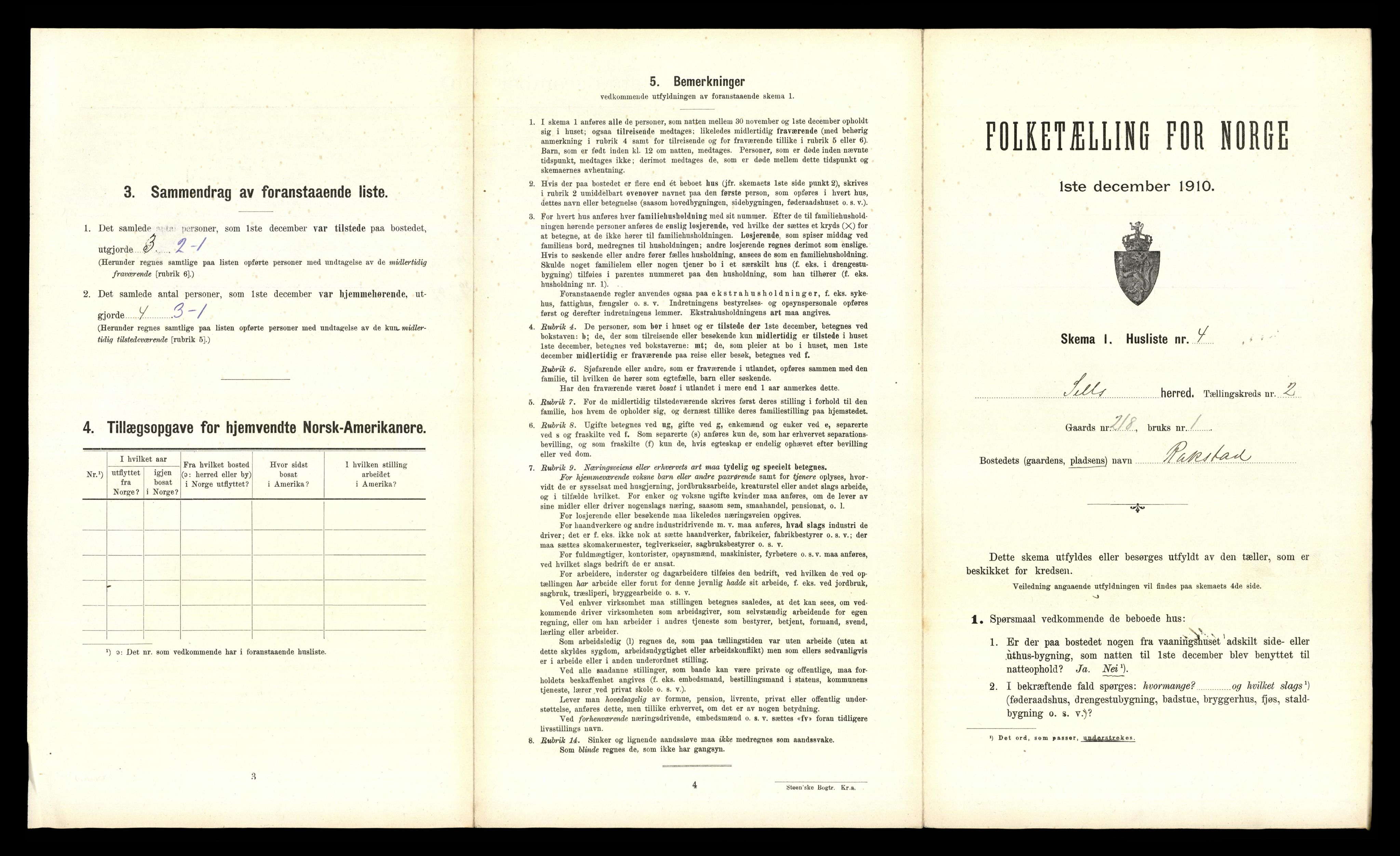 RA, 1910 census for Sel, 1910, p. 120