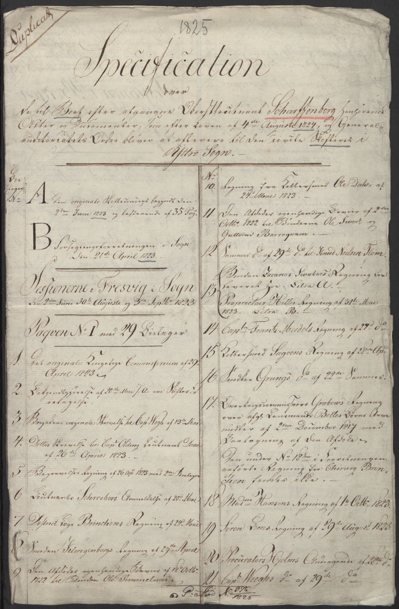 Forsvaret, Generalauditøren, AV/RA-RAFA-1772/F/Fj/Fja/L0029: --, 1709-1825, p. 190