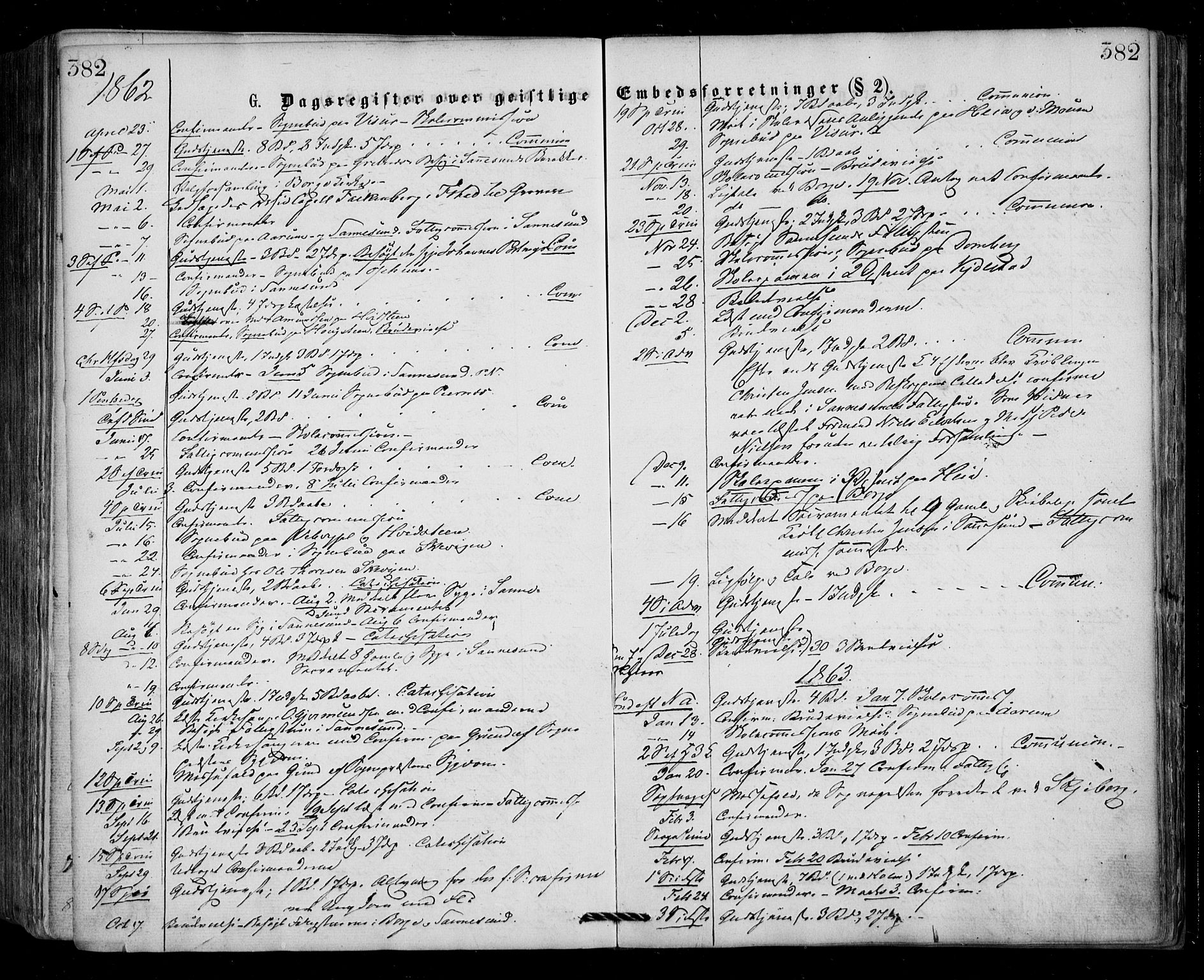 Borge prestekontor Kirkebøker, SAO/A-10903/F/Fa/L0006: Parish register (official) no. I 6, 1861-1874, p. 382