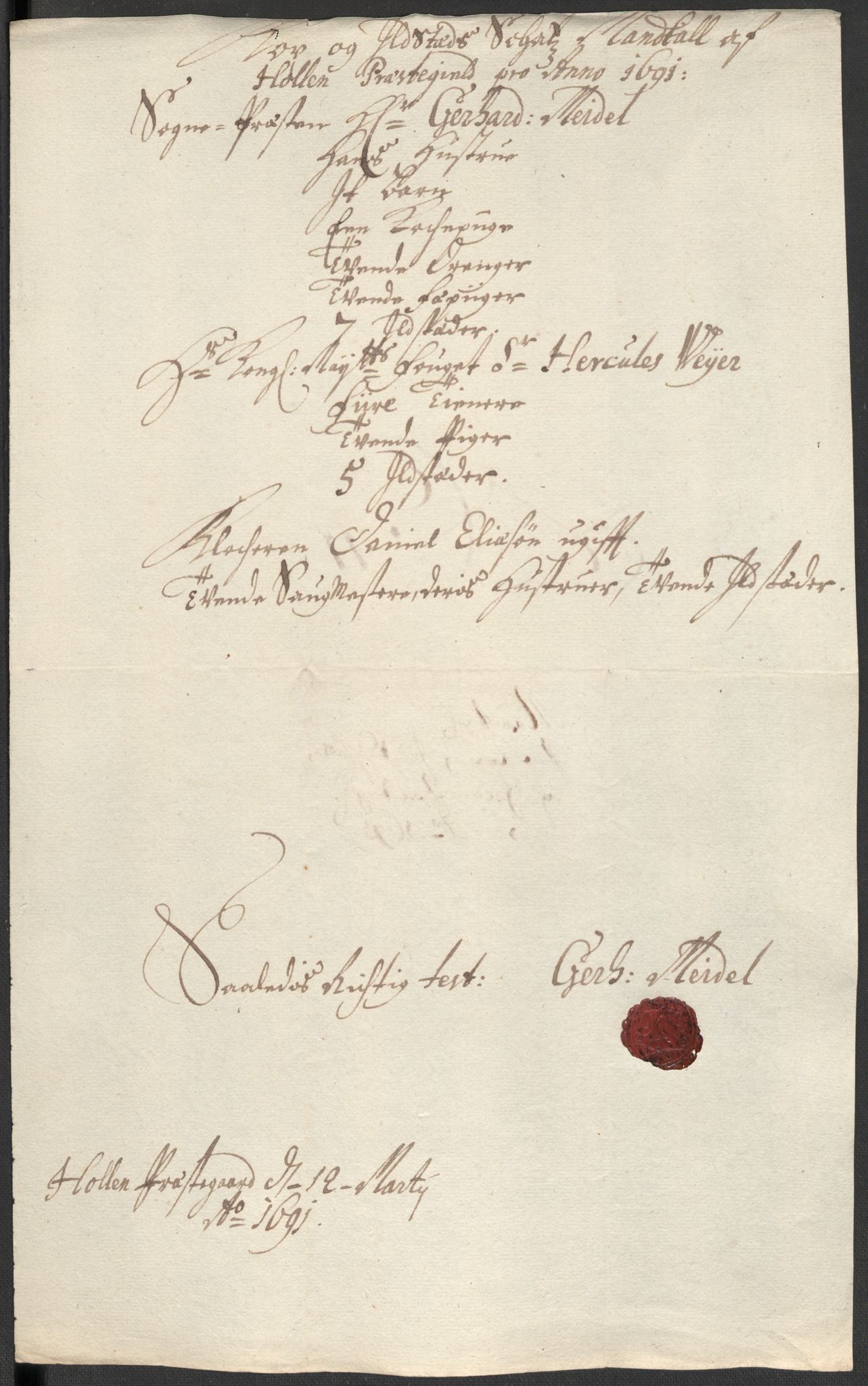 Rentekammeret inntil 1814, Reviderte regnskaper, Fogderegnskap, AV/RA-EA-4092/R35/L2089: Fogderegnskap Øvre og Nedre Telemark, 1690-1692, p. 489