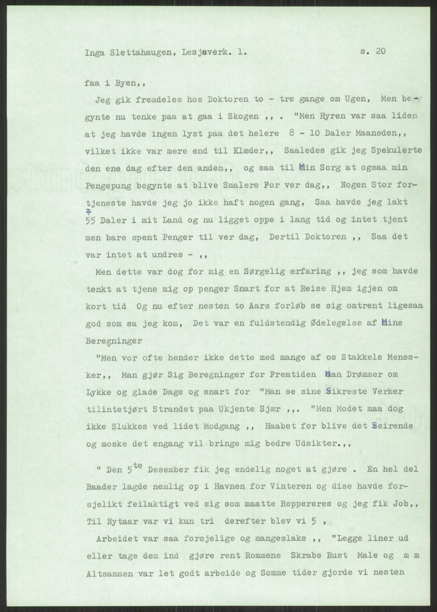 Samlinger til kildeutgivelse, Amerikabrevene, AV/RA-EA-4057/F/L0014: Innlån fra Oppland: Nyberg - Slettahaugen, 1838-1914, p. 893