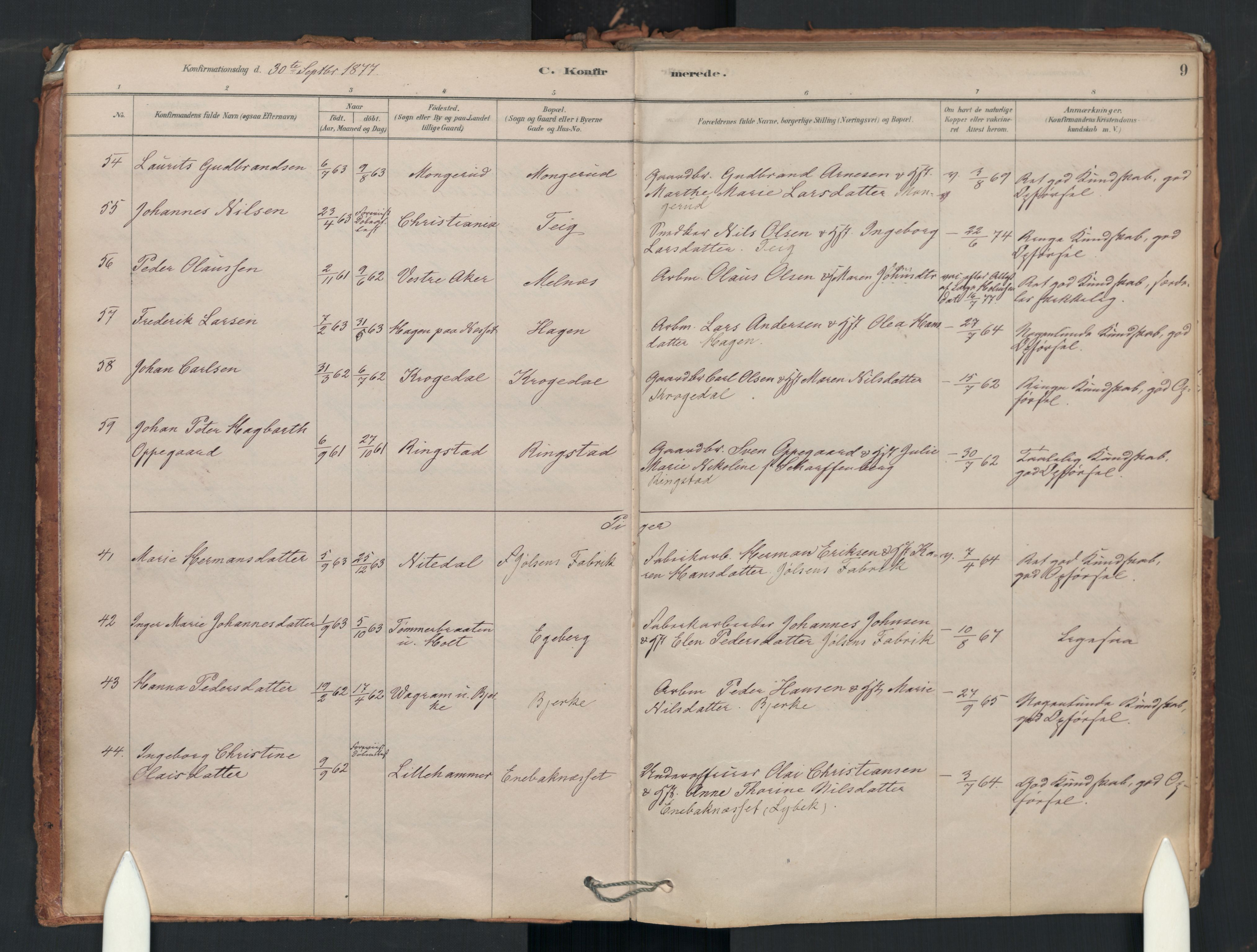 Enebakk prestekontor Kirkebøker, SAO/A-10171c/F/Fa/L0018: Parish register (official) no. I 18, 1877-1930, p. 9