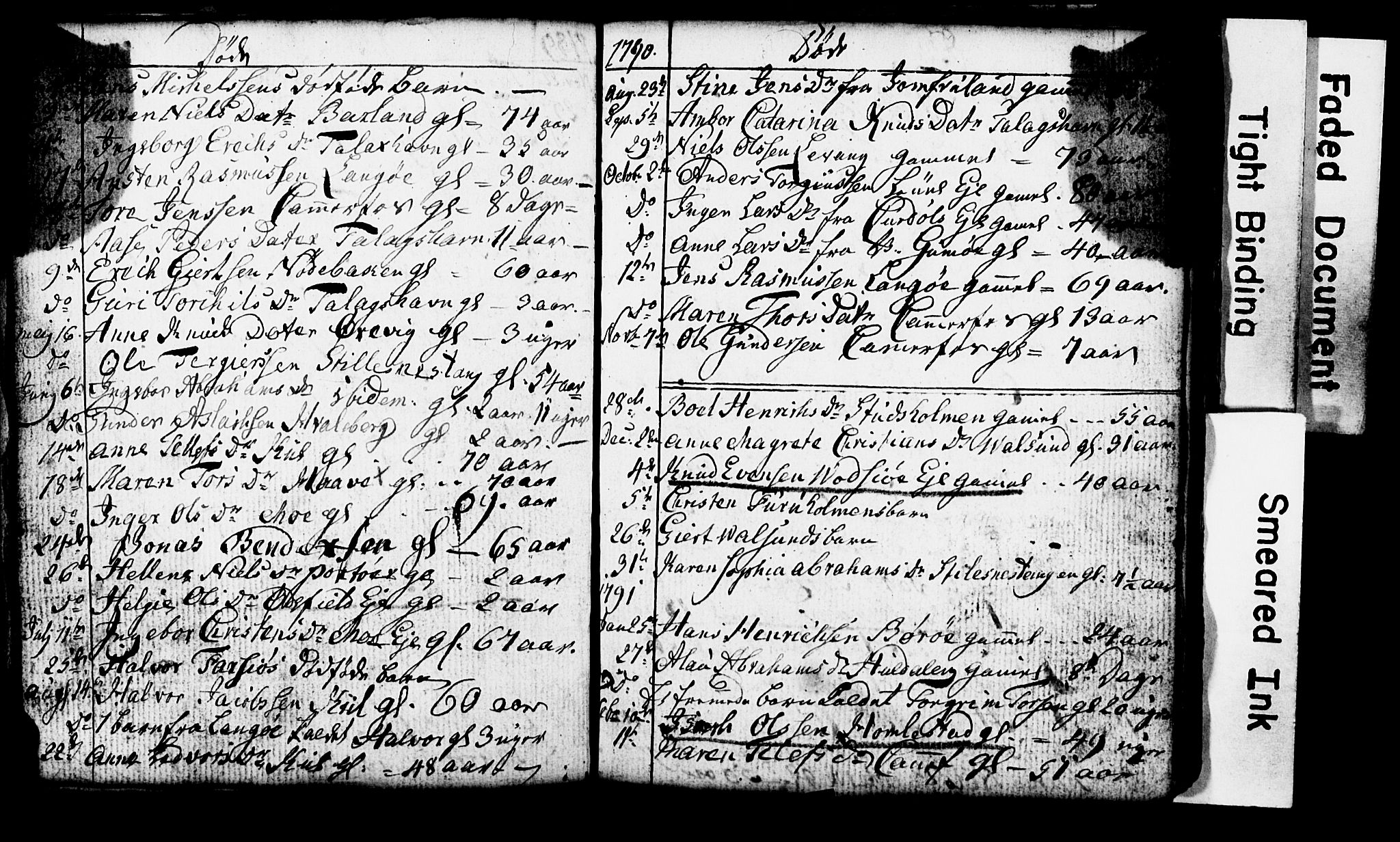 Sannidal kirkebøker, SAKO/A-296/G/Ga/L0001: Parish register (copy) no. 1, 1782-1816