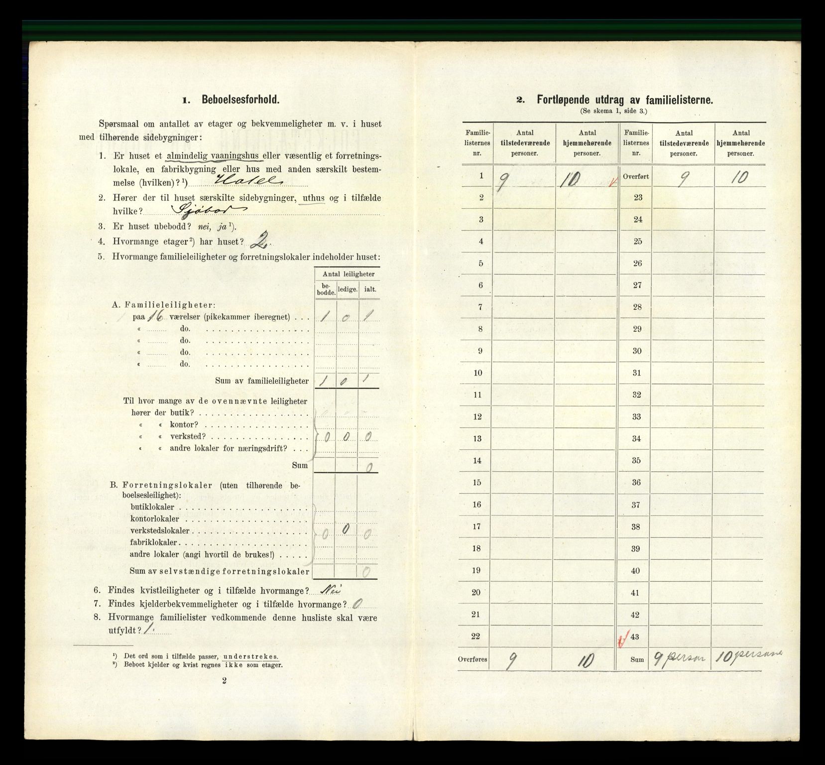 RA, 1910 census for Egersund, 1910, p. 426