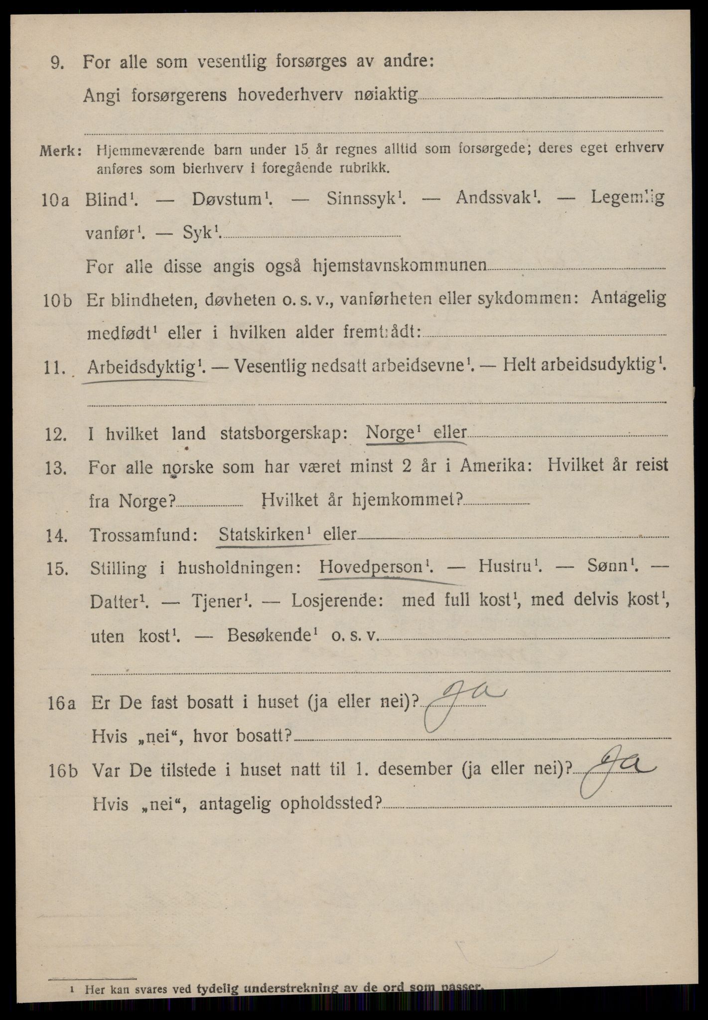 SAT, 1920 census for Norddal, 1920, p. 2796