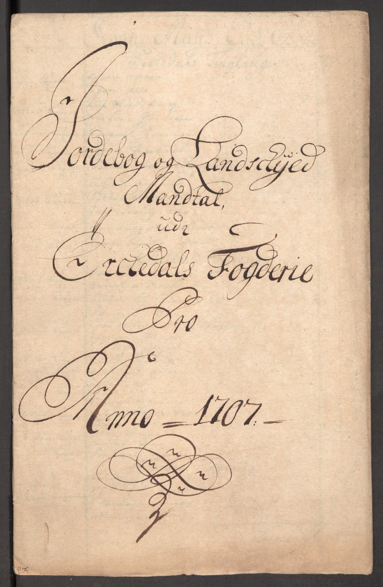 Rentekammeret inntil 1814, Reviderte regnskaper, Fogderegnskap, RA/EA-4092/R60/L3957: Fogderegnskap Orkdal og Gauldal, 1707, p. 268