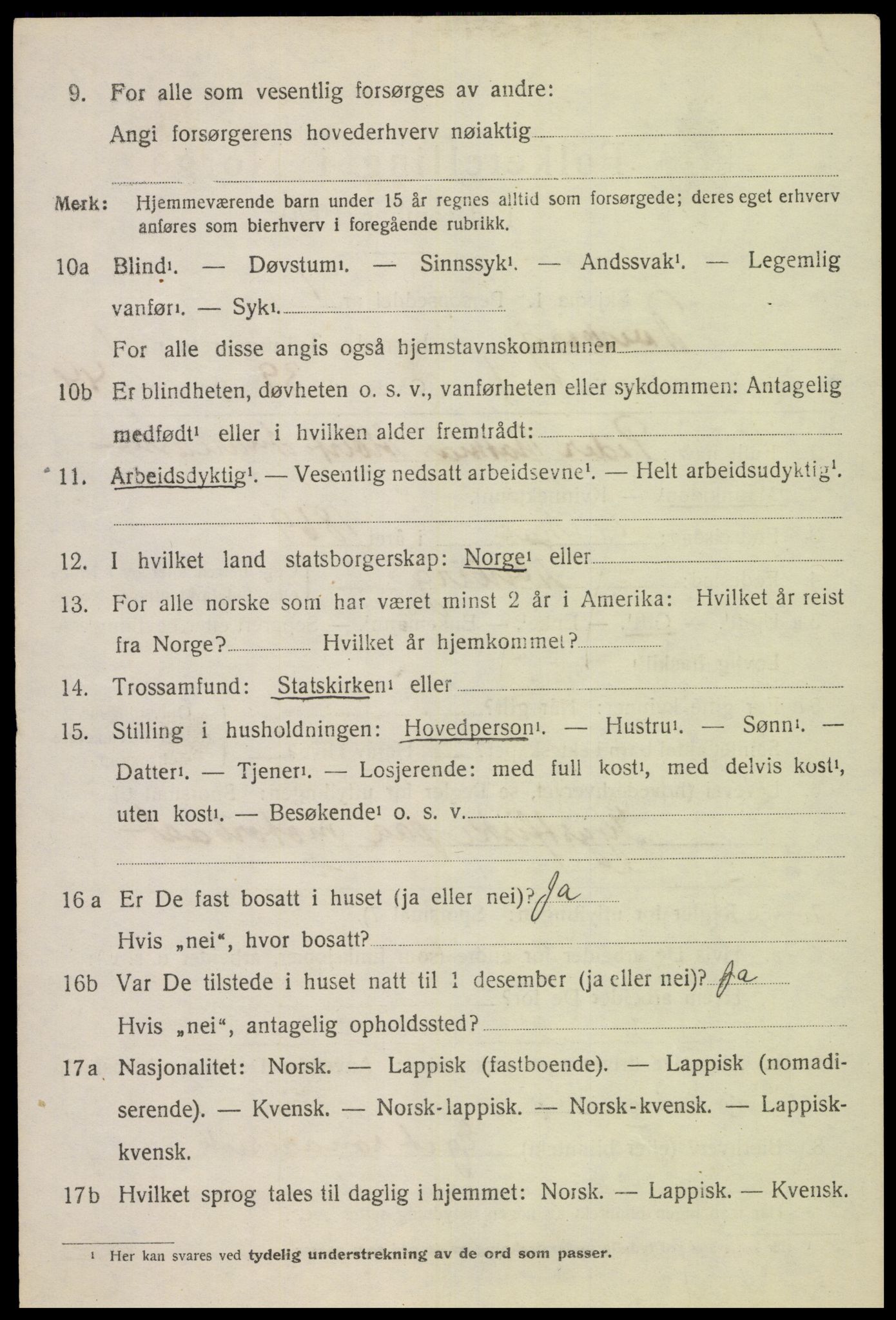 SAT, 1920 census for Dverberg, 1920, p. 1859