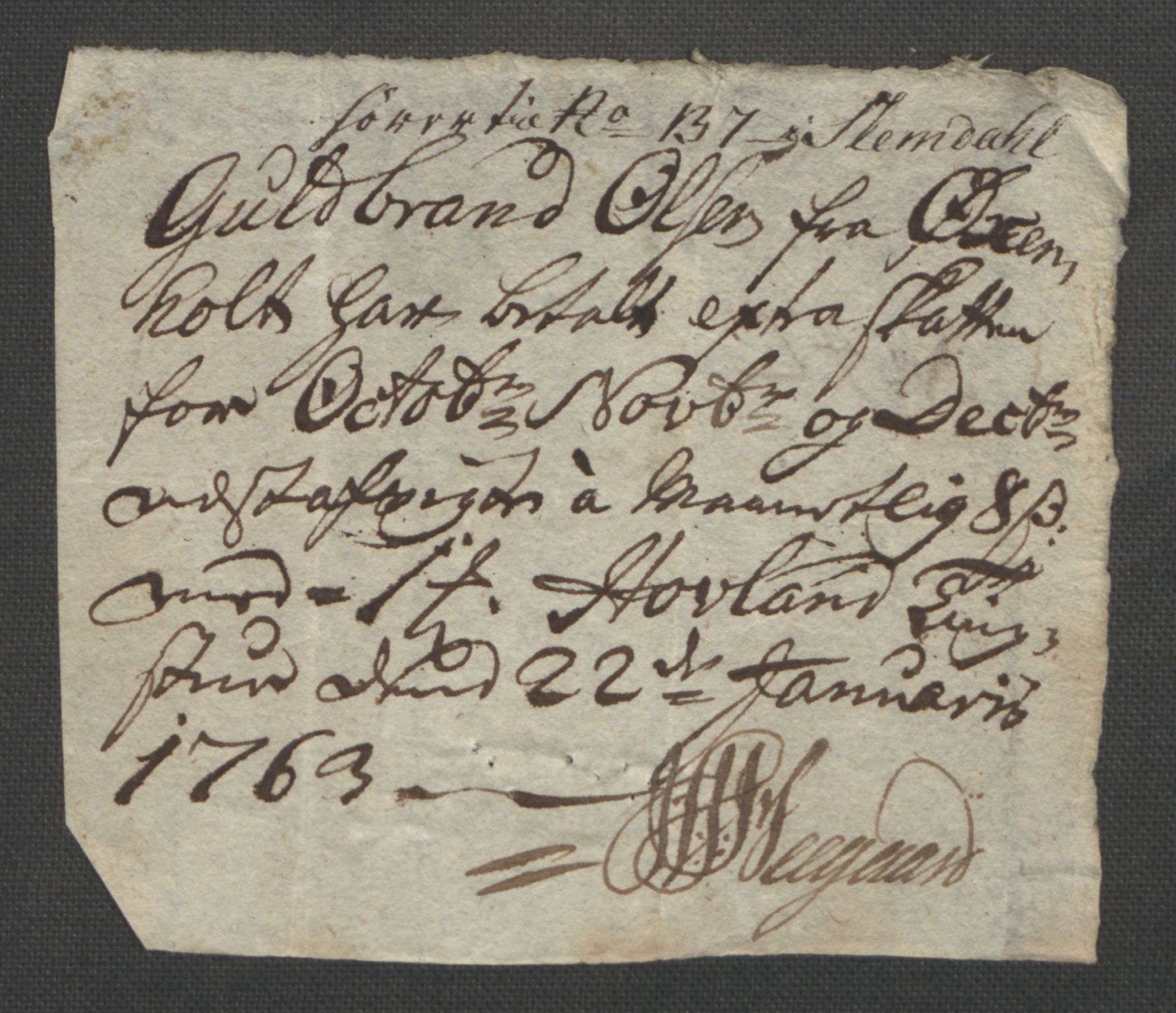 Rentekammeret inntil 1814, Reviderte regnskaper, Fogderegnskap, AV/RA-EA-4092/R37/L2239: Ekstraskatten Nedre Telemark og Bamble, 1762-1763, p. 345