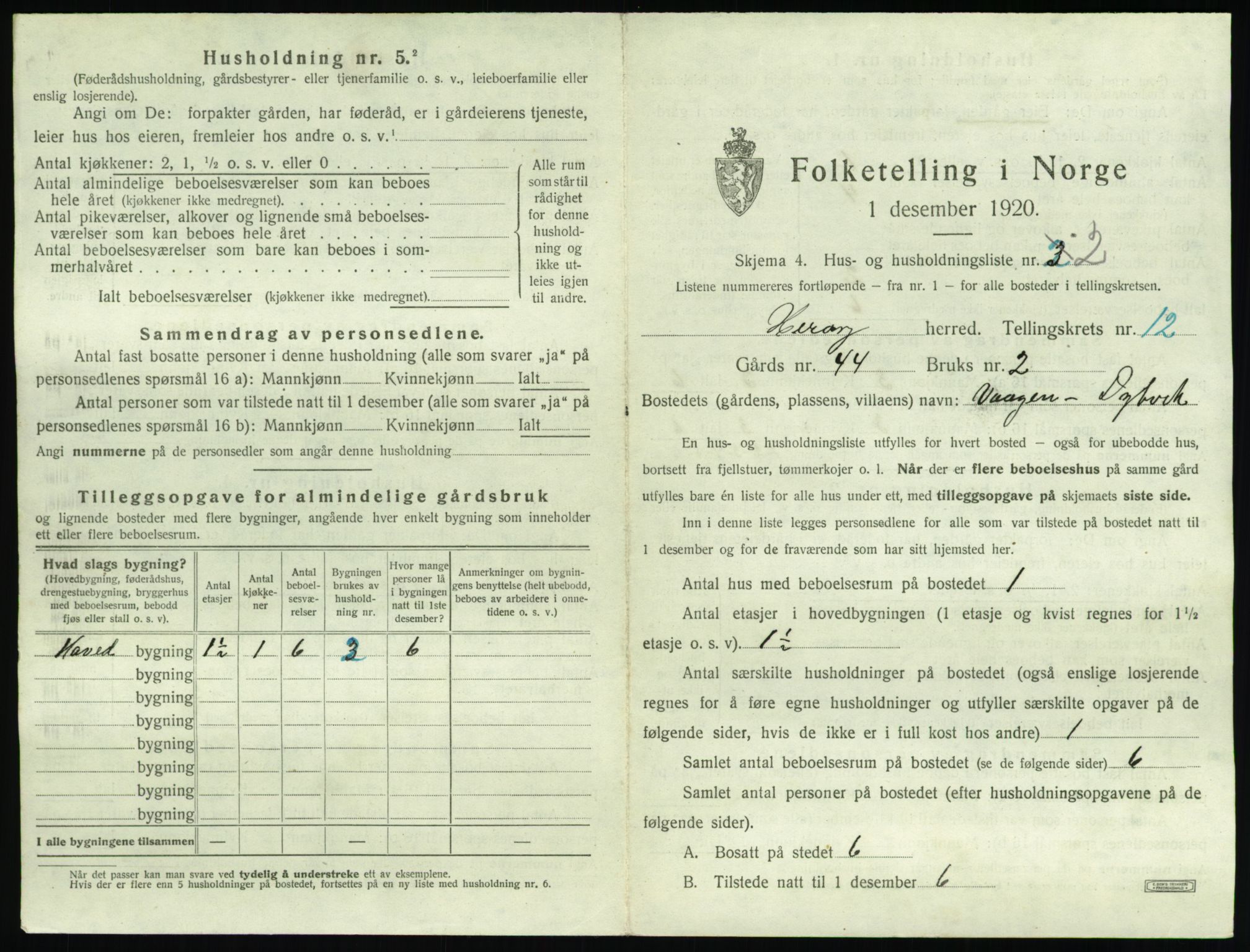 SAT, 1920 census for Herøy (MR), 1920, p. 917