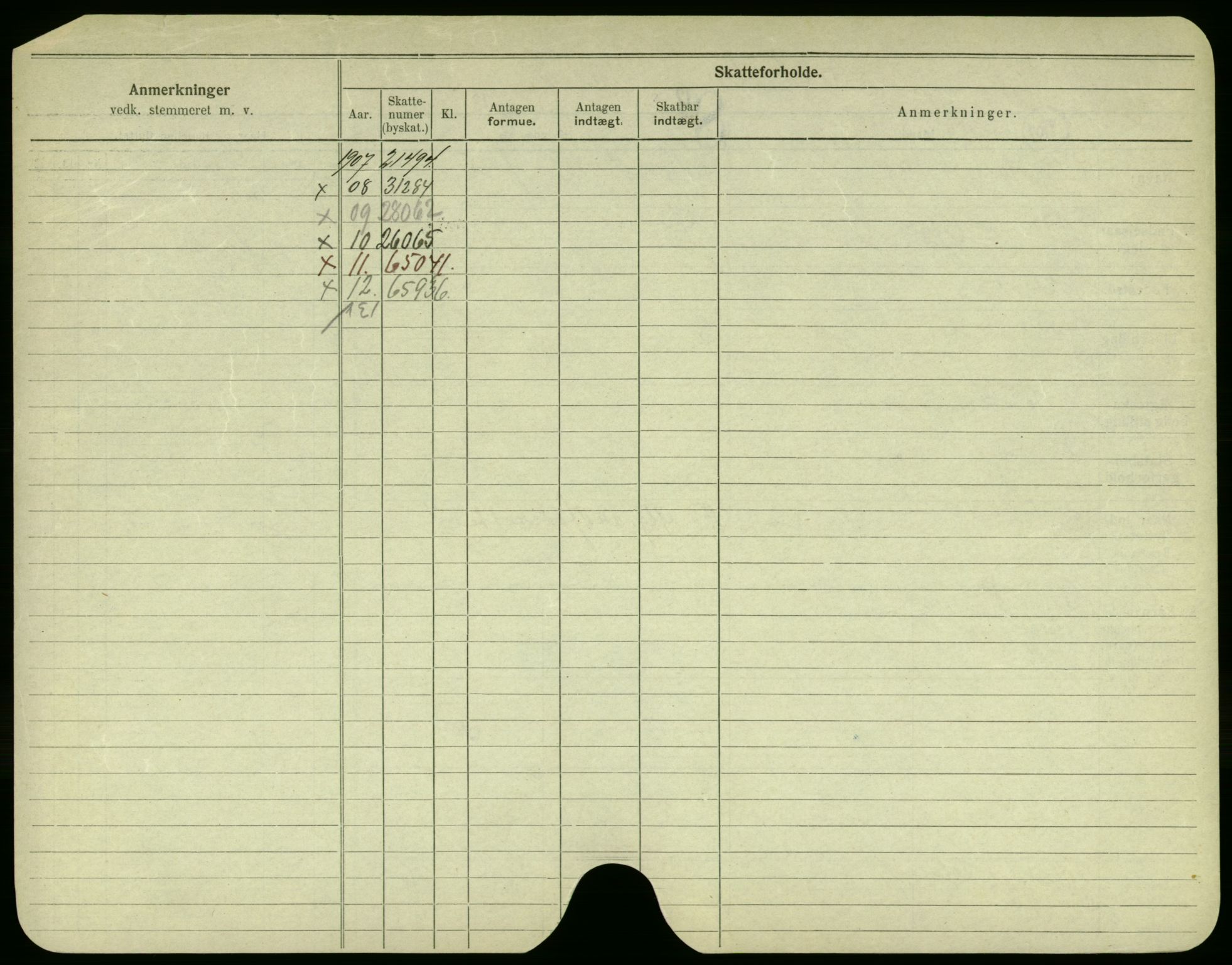 Oslo folkeregister, Registerkort, AV/SAO-A-11715/F/Fa/Fac/L0002: Menn, 1906-1914, p. 666b