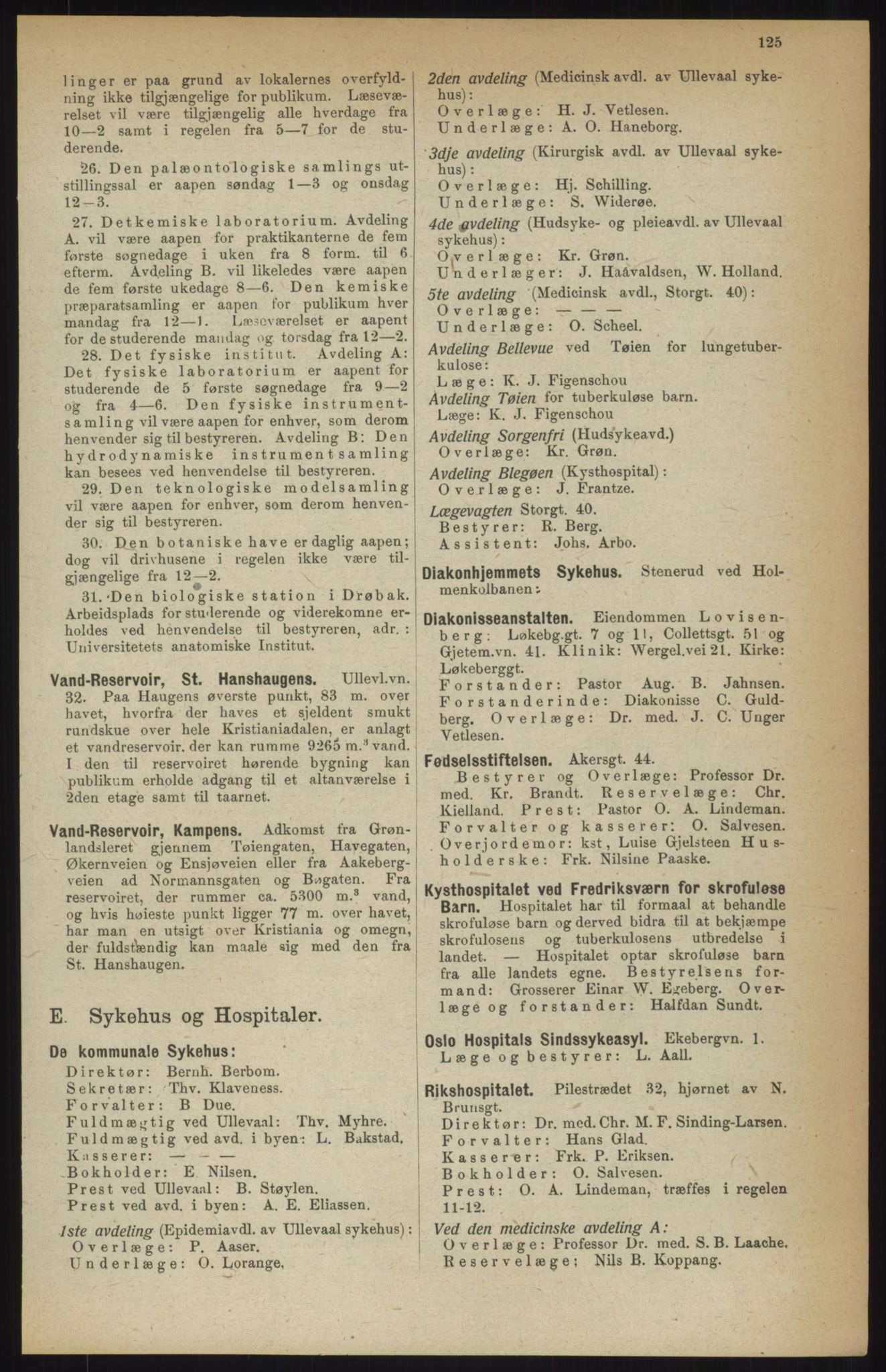 Kristiania/Oslo adressebok, PUBL/-, 1914, p. 125