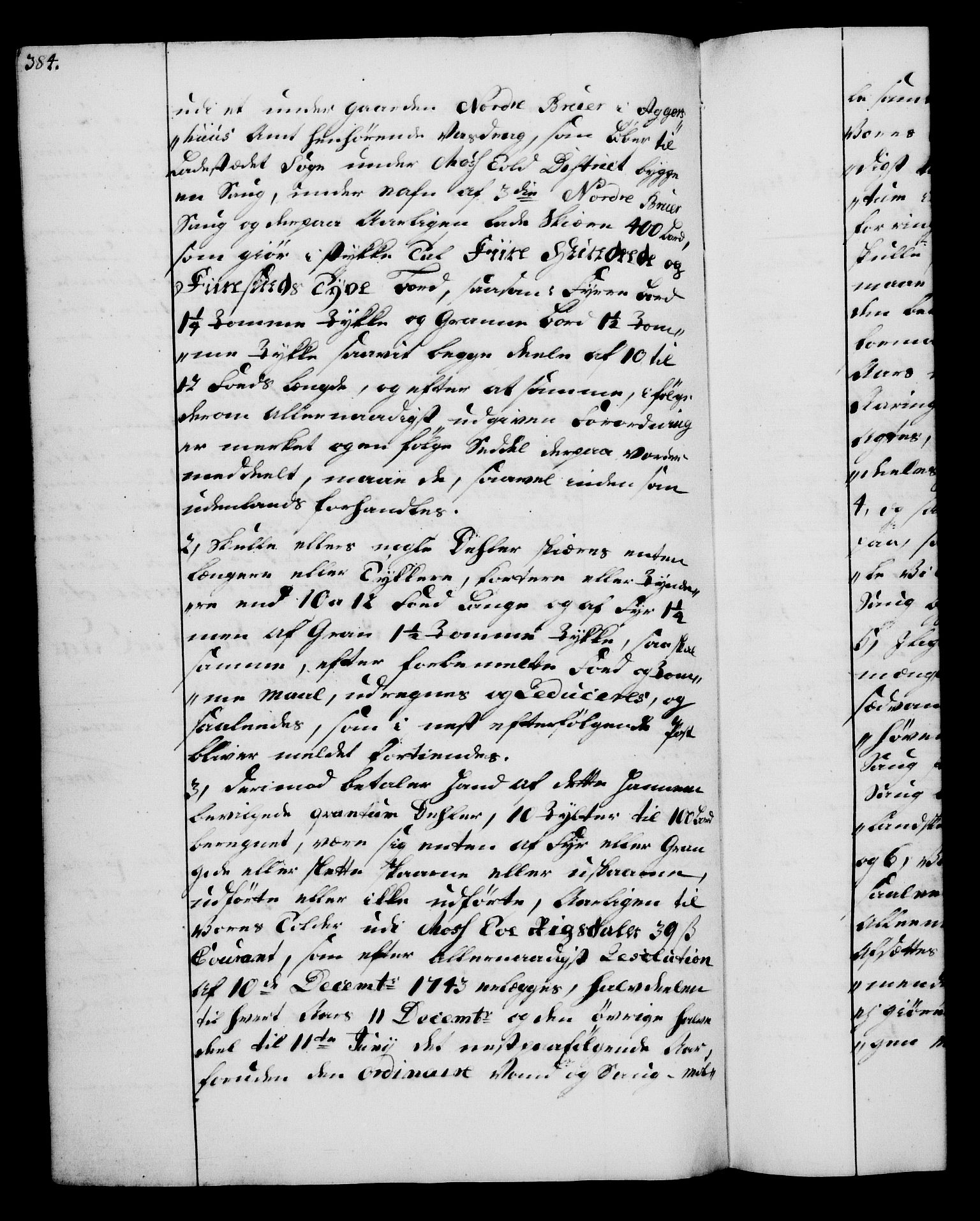 Rentekammeret, Kammerkanselliet, AV/RA-EA-3111/G/Gg/Gga/L0006: Norsk ekspedisjonsprotokoll med register (merket RK 53.6), 1749-1759, p. 384