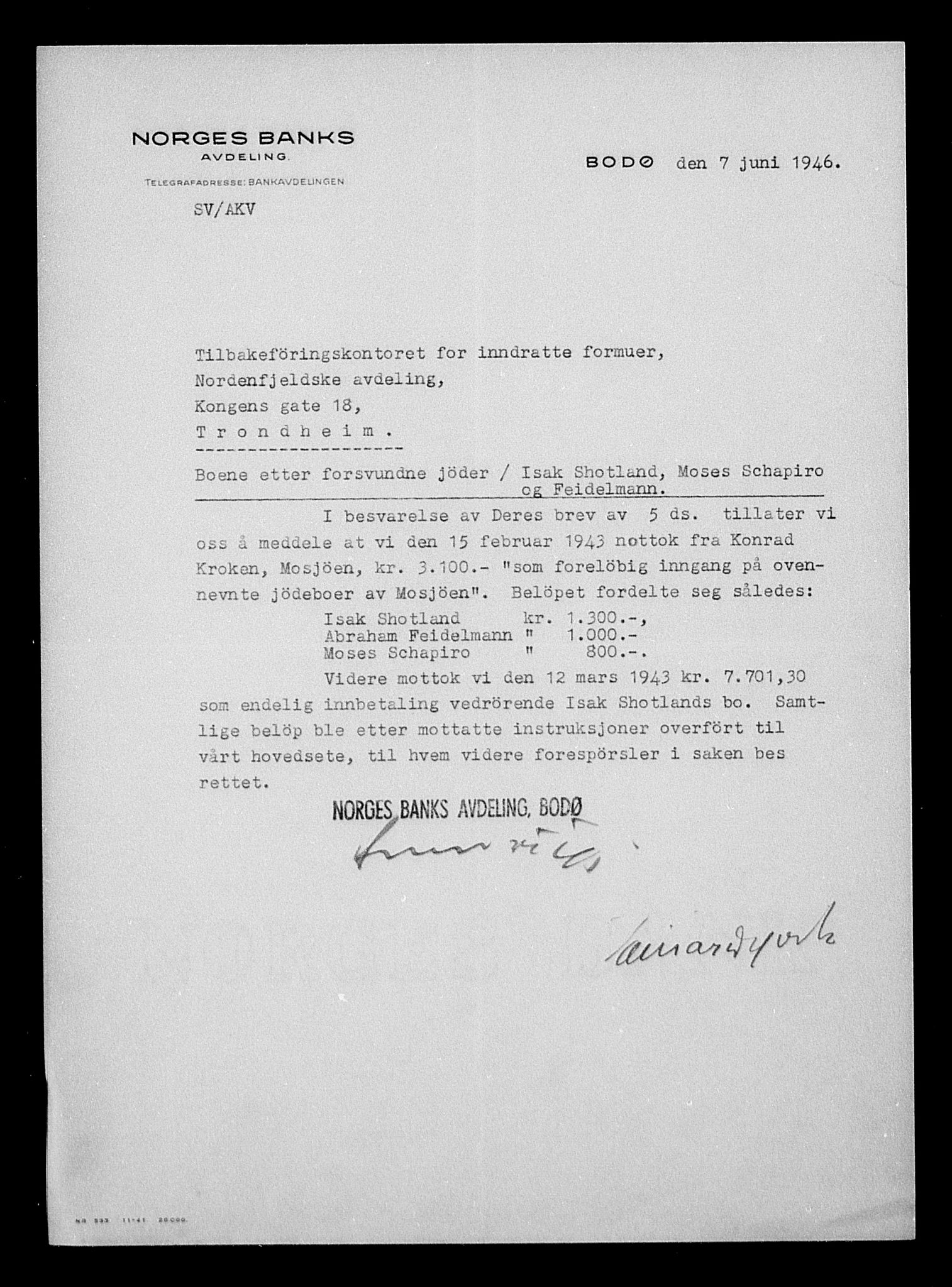 Justisdepartementet, Tilbakeføringskontoret for inndratte formuer, AV/RA-S-1564/H/Hc/Hcb/L0915: --, 1945-1947, p. 376