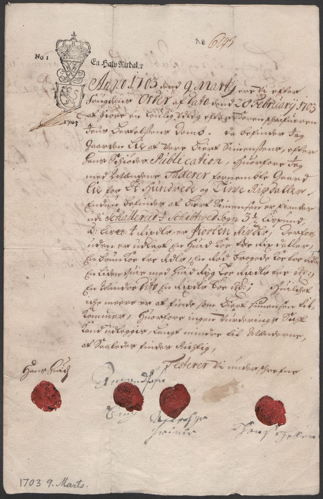 Riksarkivets diplomsamling, AV/RA-EA-5965/F12/L0009: Pk. 8 (III), 1435-1728, p. 249