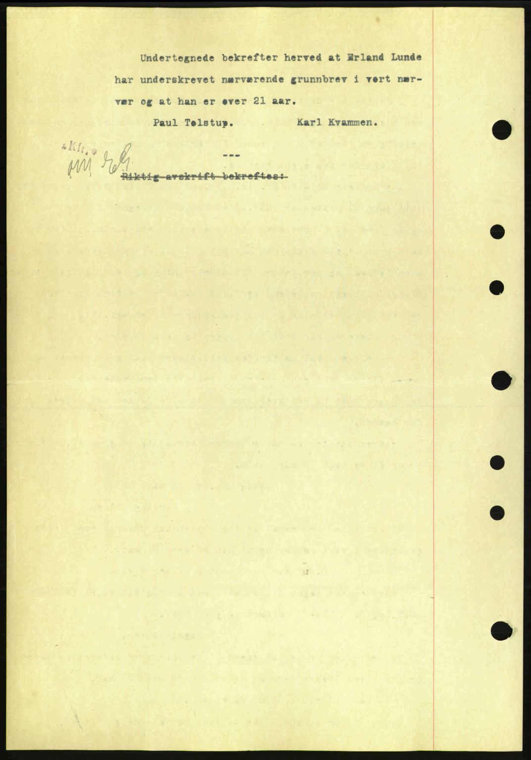 Bamble sorenskriveri, AV/SAKO-A-214/G/Ga/Gag/L0002: Mortgage book no. A-2, 1937-1938, Diary no: : 1250/1937