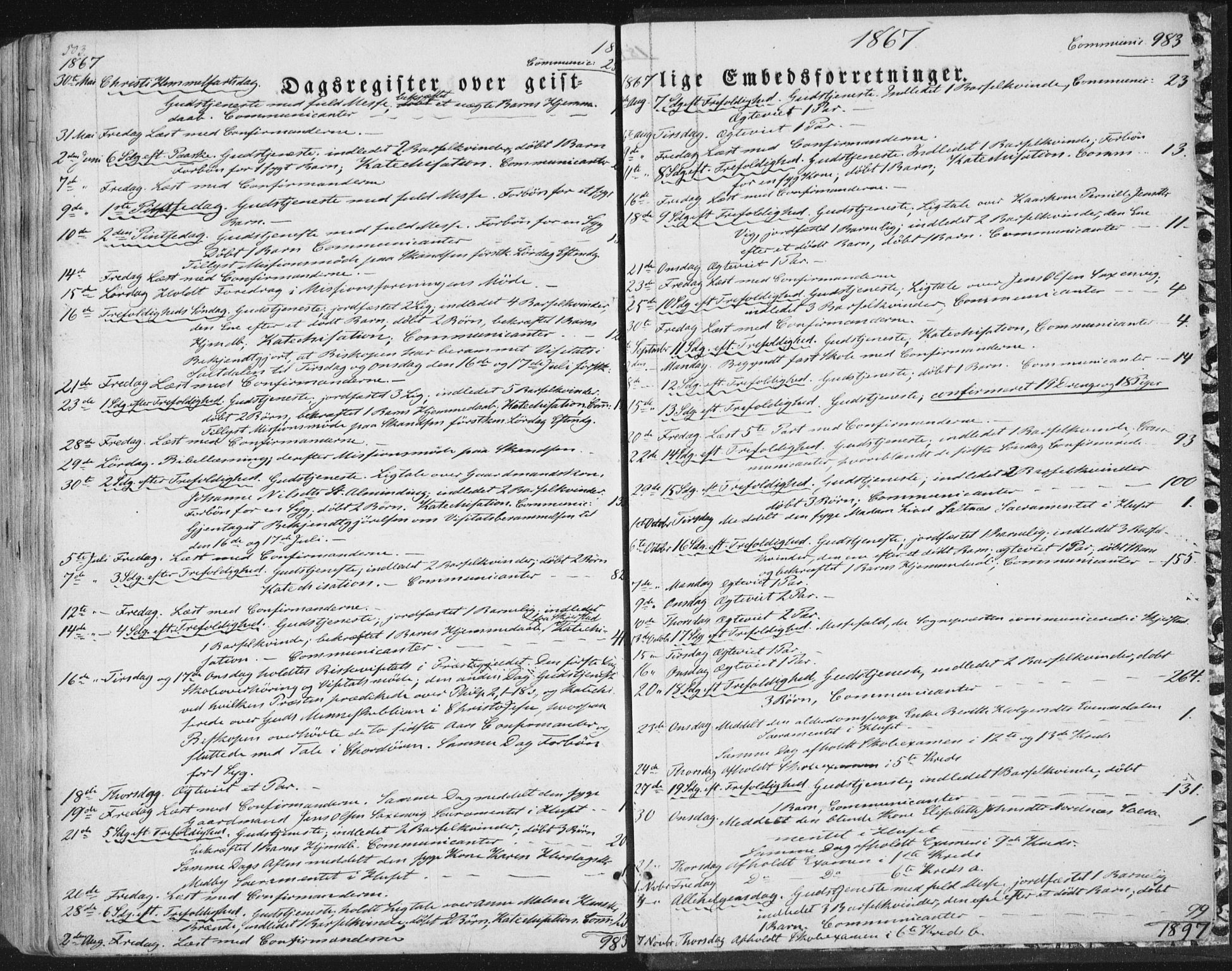 Ministerialprotokoller, klokkerbøker og fødselsregistre - Nordland, SAT/A-1459/847/L0667: Parish register (official) no. 847A07, 1842-1871, p. 503