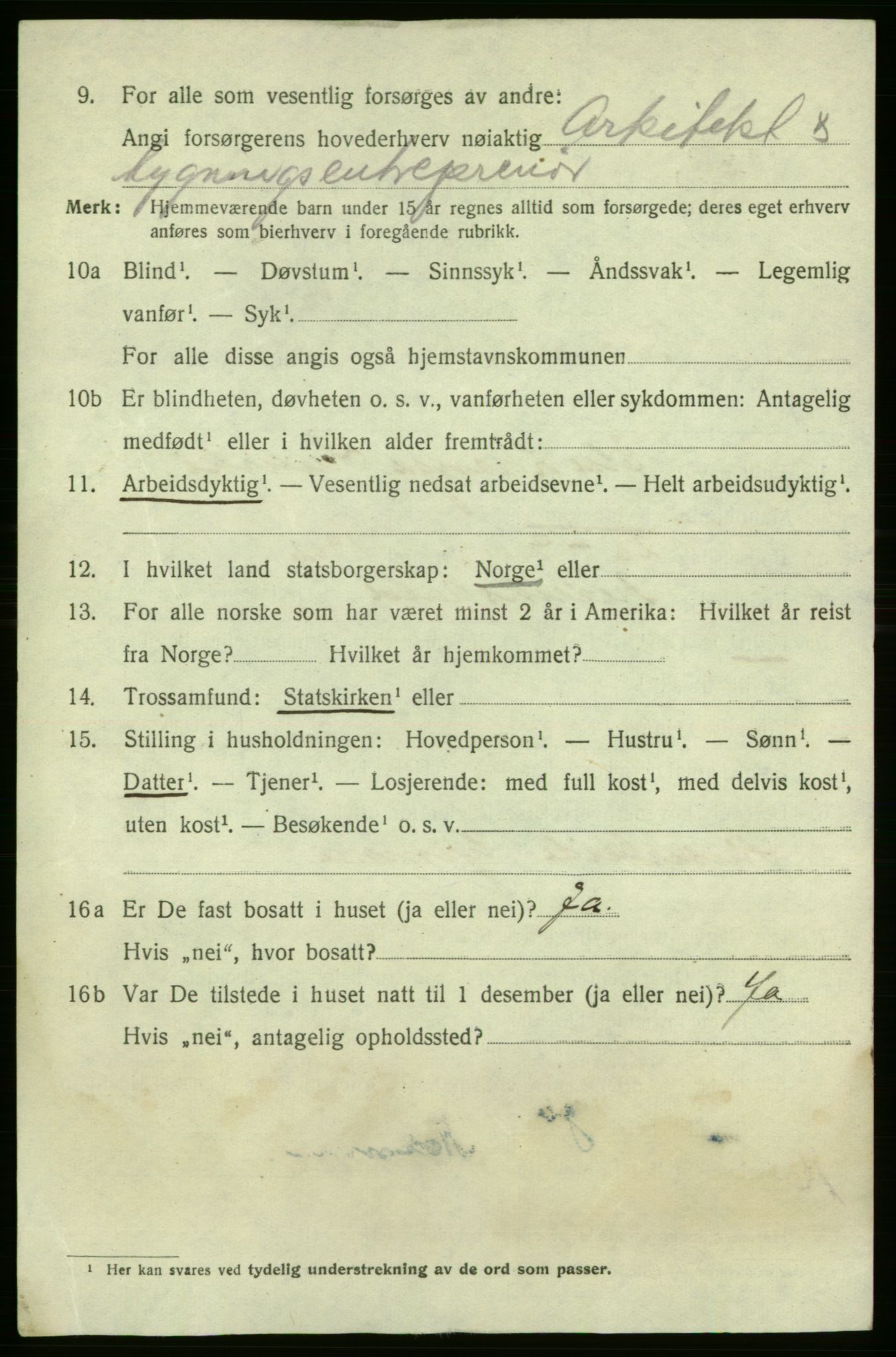 SAO, 1920 census for Fredrikshald, 1920, p. 15714